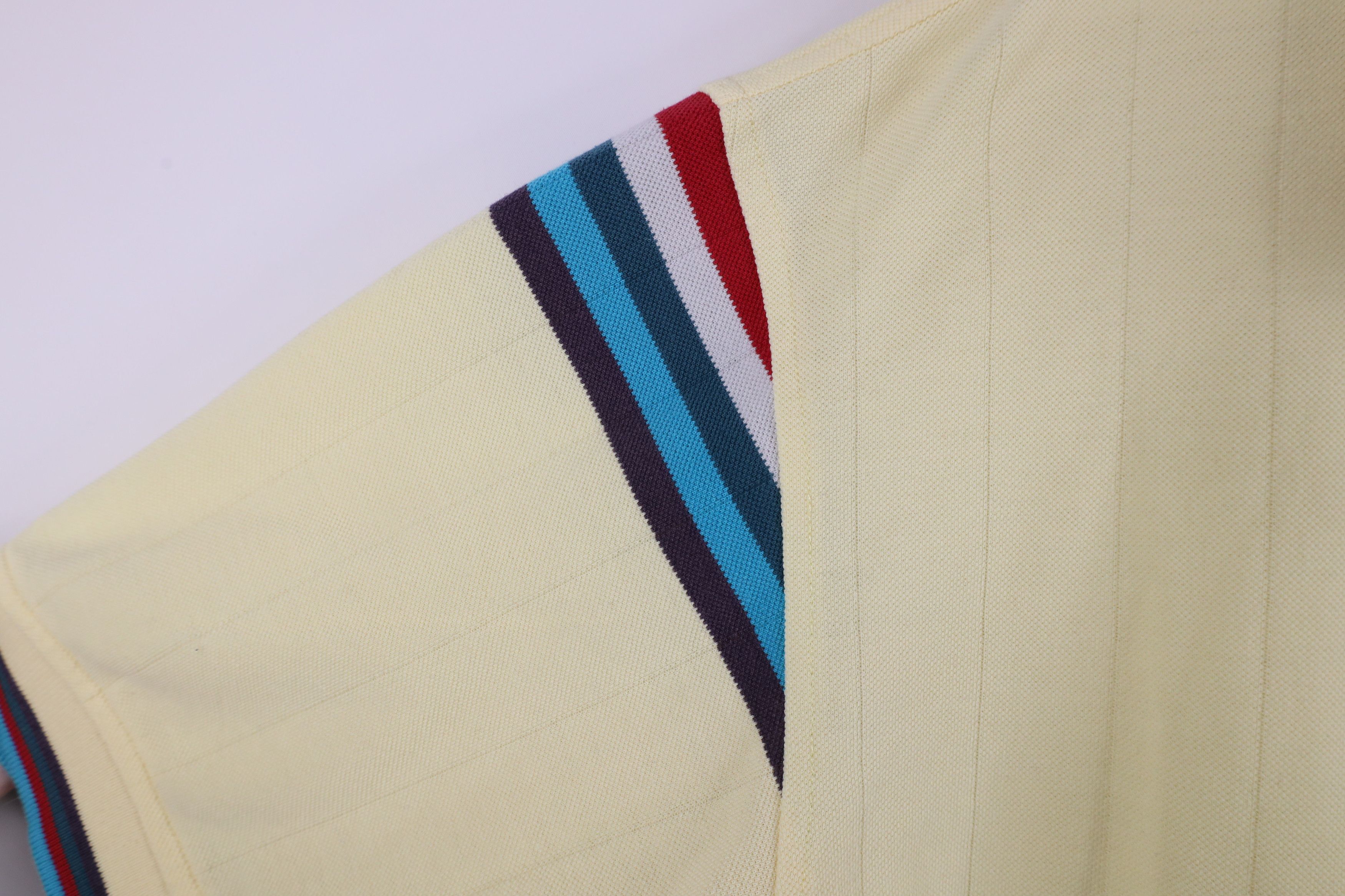Vintage Vintage 90s Streetwear Striped Knit Collared Polo Shirt Size US M / EU 48-50 / 2 - 6 Thumbnail