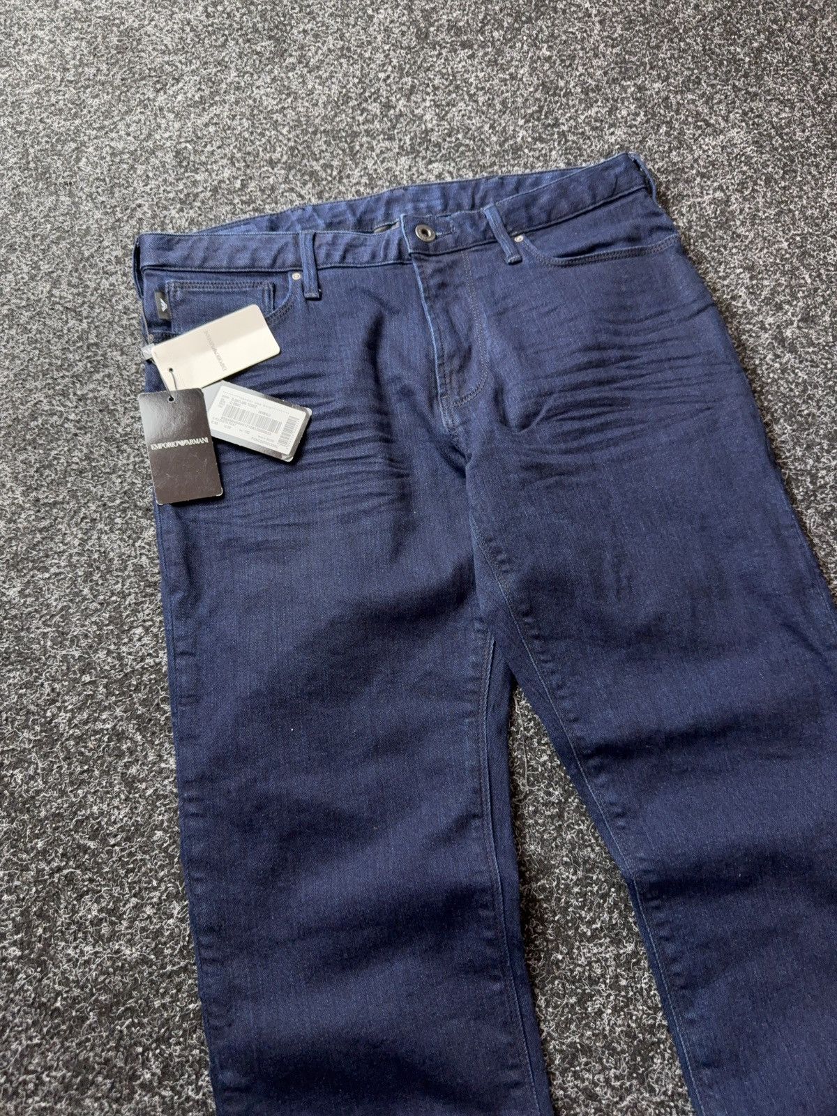 Emporio Armani NWT 00s Luxury Emporio Armani J06 Slim Fit Jeans Dark Blue Size US 30 / EU 46 - 4 Thumbnail