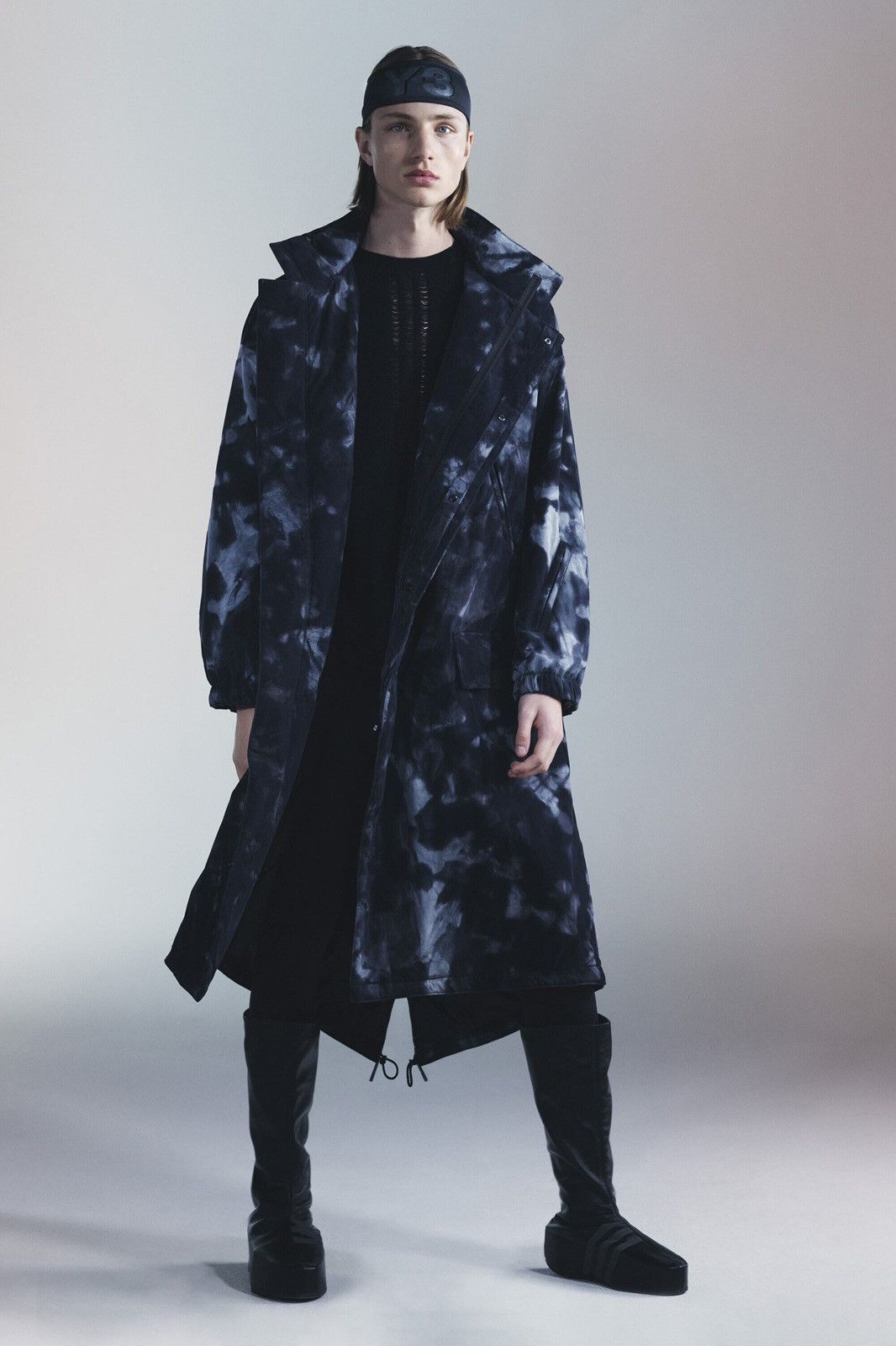 Yohji Yamamoto 🔥VINTAGE Y’S YOHJI YAMAMOTO LONG JACKET DENIM FLORAL Size US M / EU 48-50 / 2 - 1 Thumbnail