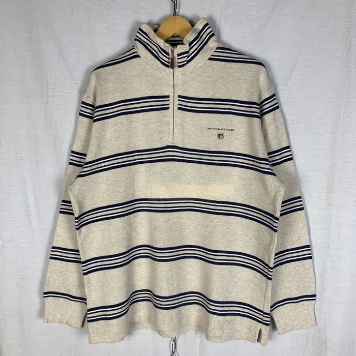 Vintage Vintage McGregor Stripped Halfzip Sweatshirt Sweater | Grailed