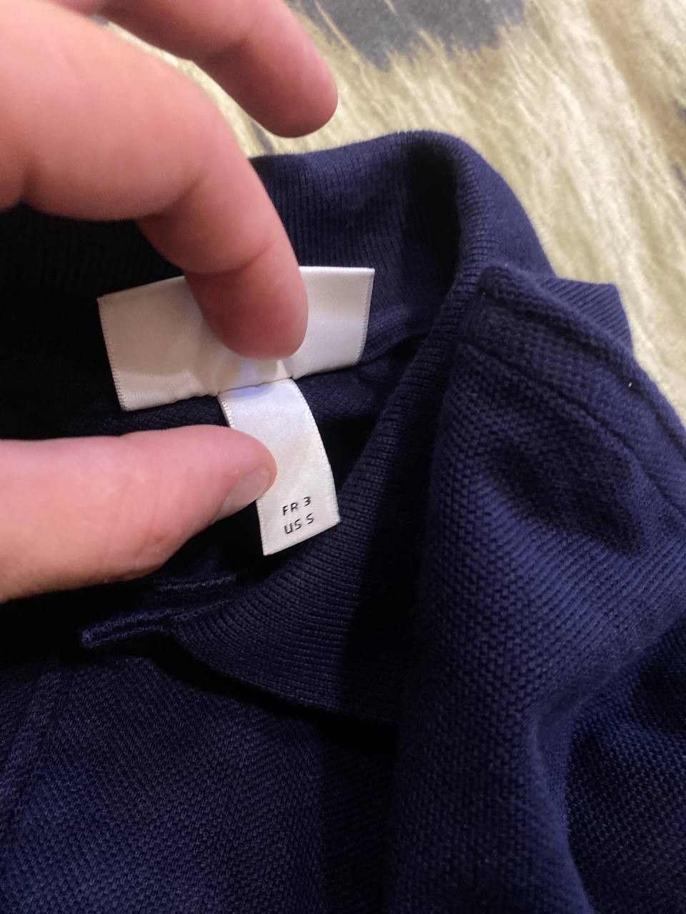 Lacoste Vintage logo Lacoste blue T-Shirt Y2K size S streetwear Size US S / EU 44-46 / 1 - 3 Thumbnail