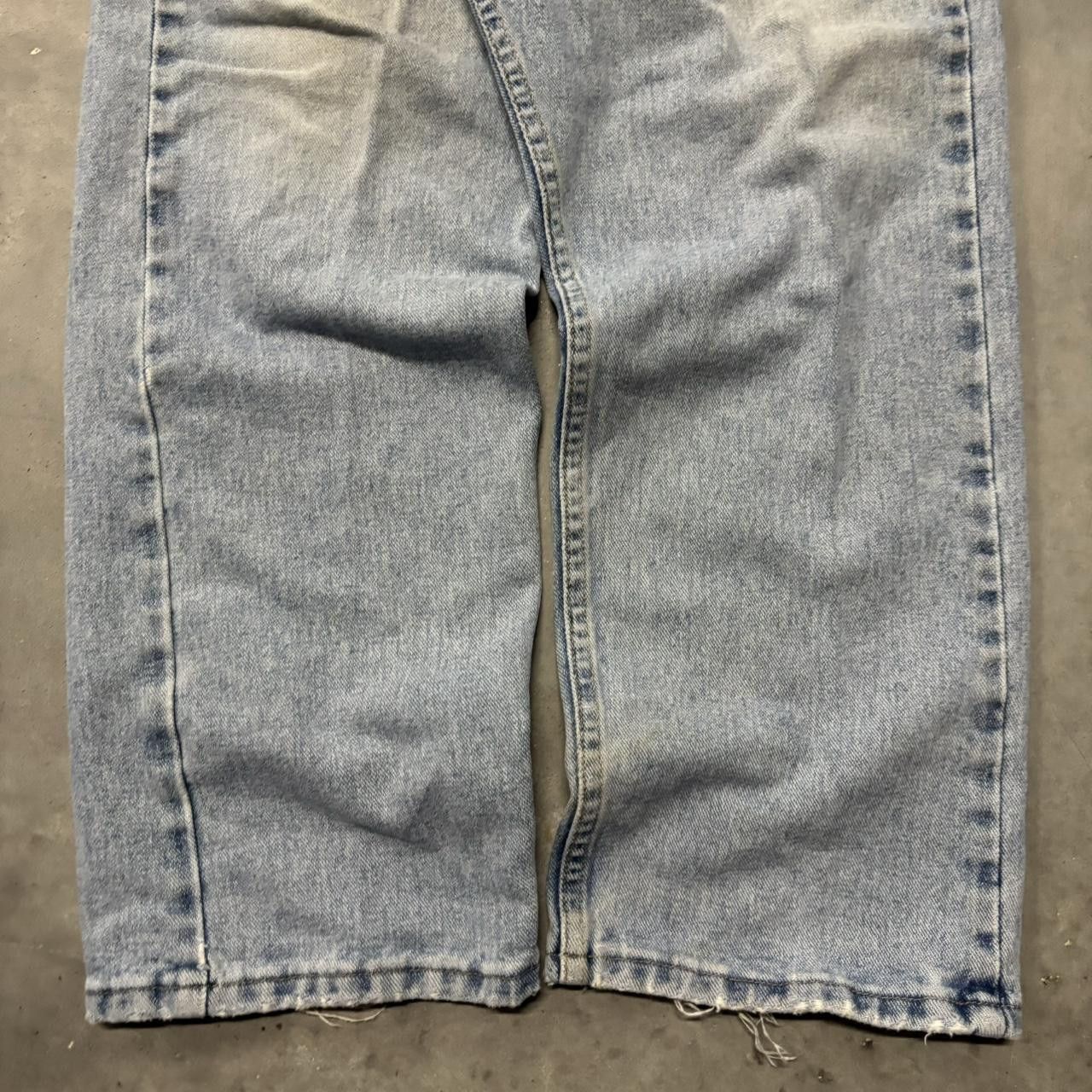 Japanese Brand × Vintage Crazy Vintage Y2K/2000s Grunge Light Wash Distressed Essential Denim Jeans! Size US 36 / EU 52 - 6 Thumbnail