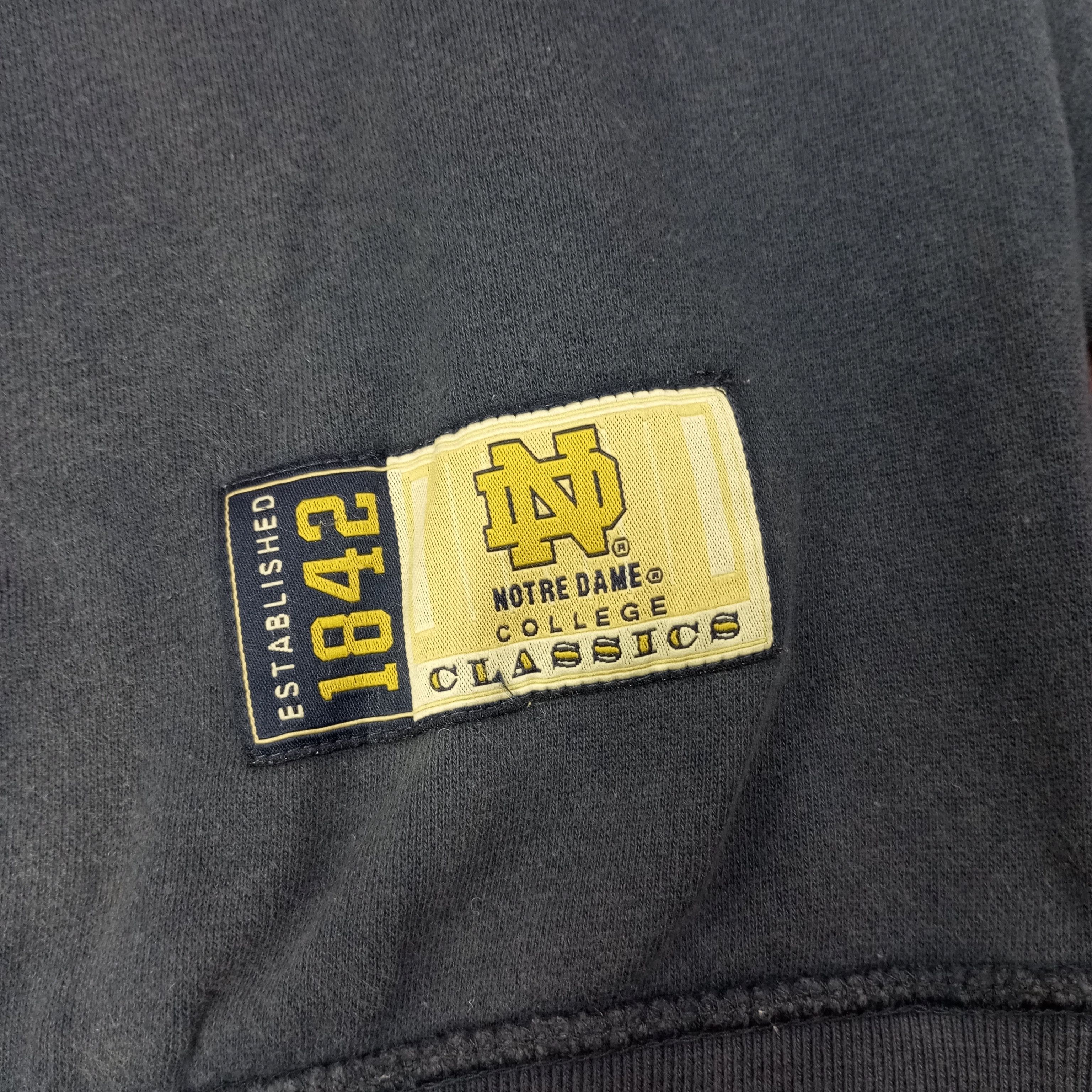 Vintage University Of Notre Dame x Lee Sweatshirt c250n12 Size US XXL / EU 58 / 5 - 5 Thumbnail