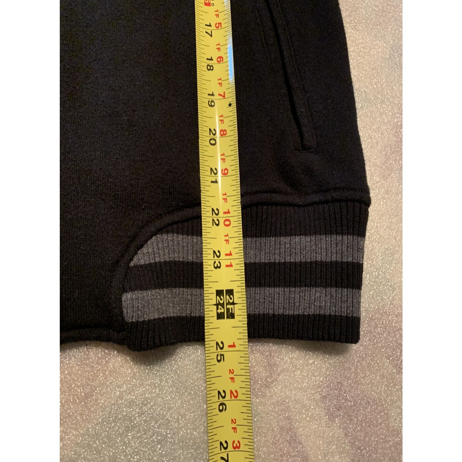 VINTAGE Billabong Varsity Jacket Adult Medium Black Gray Zip Front Activewear