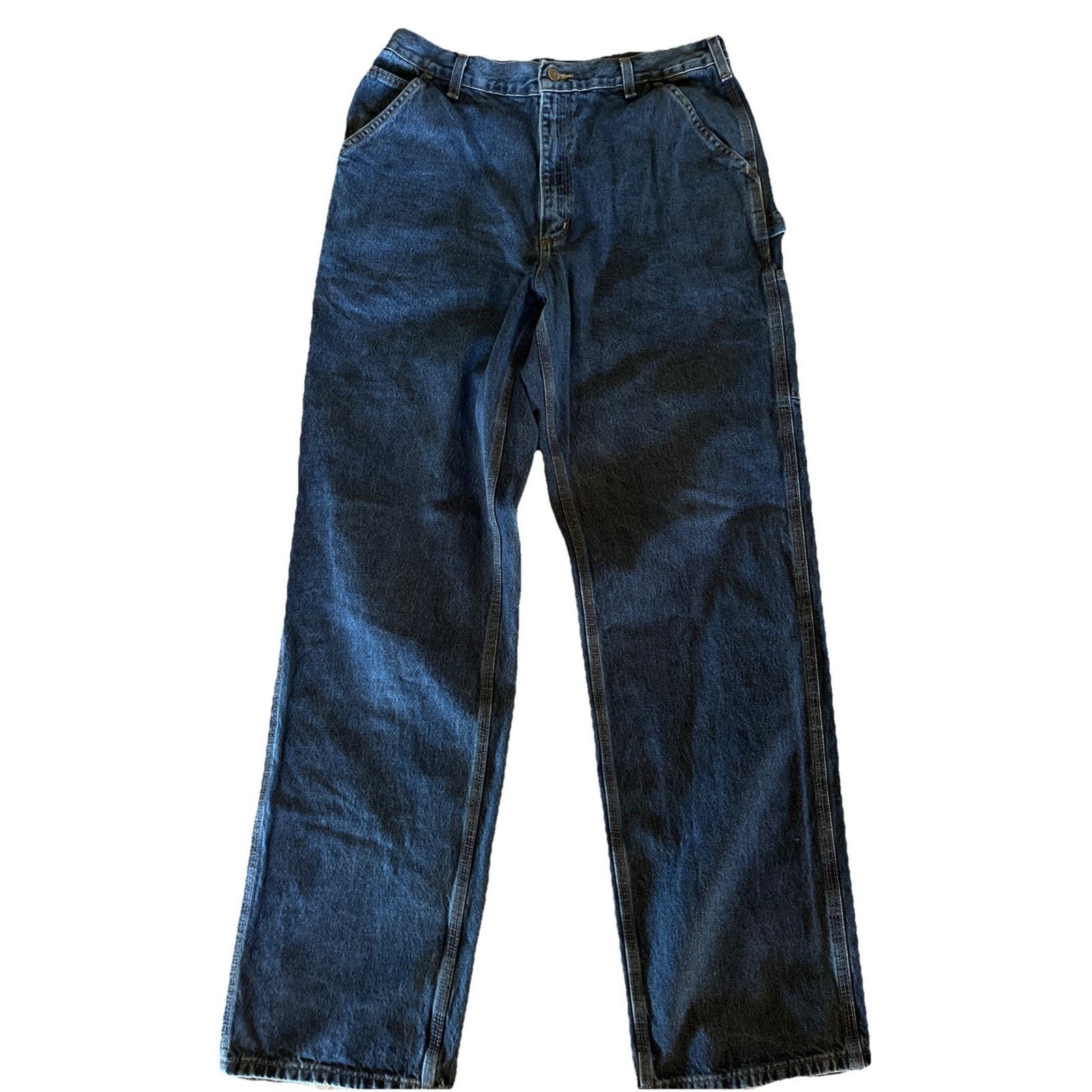 Carhartt Carhartt Men’s Jeans Men 34x35 Dungaree fit blue Denim Pants Size US 34 / EU 50 - 1 Thumbnail