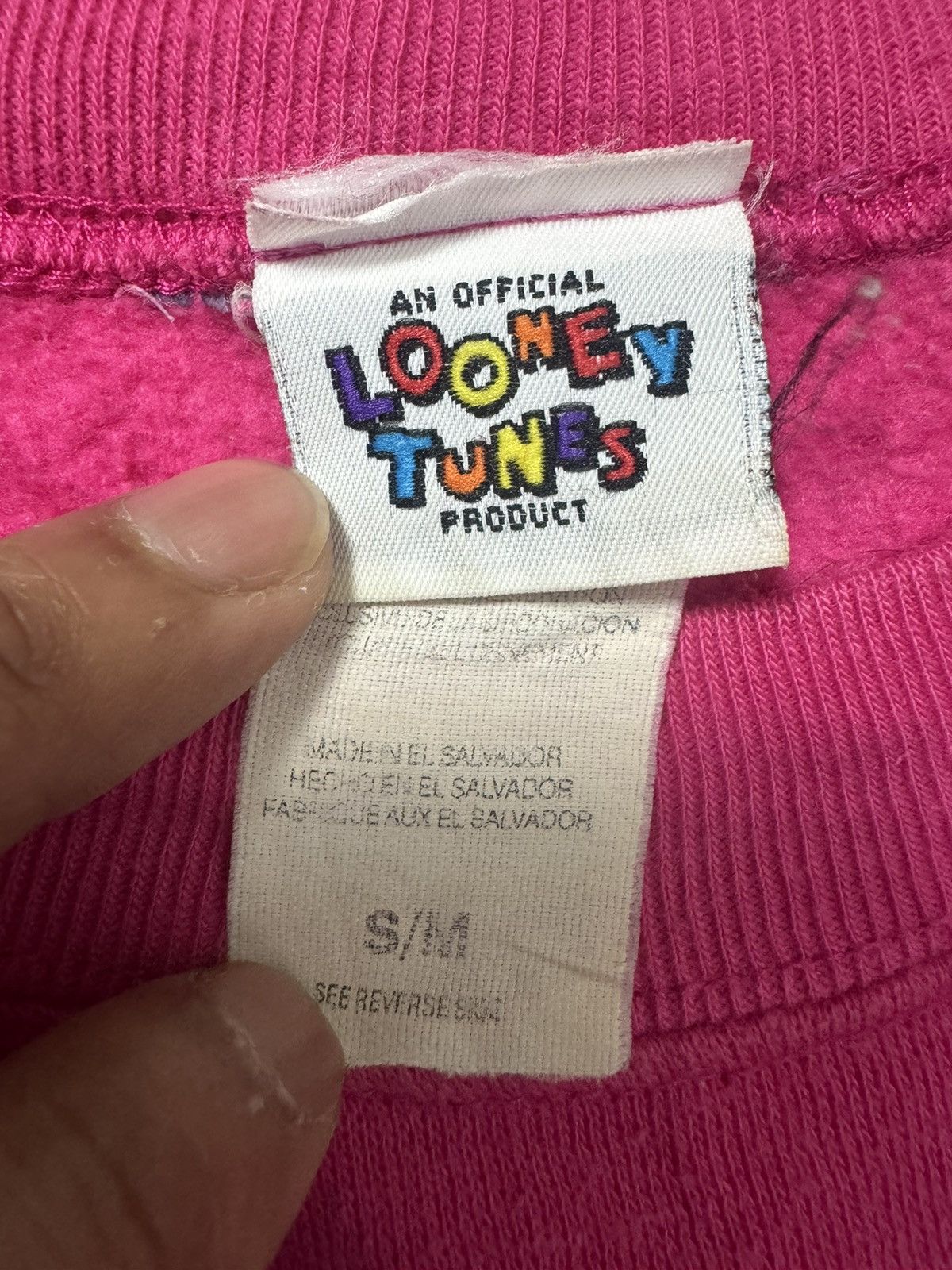 Vintage × Warner Bros Vintage 1996 Looney Tunes Tweety Sylvester Warner Bros Size US S / EU 44-46 / 1 - 5 Thumbnail
