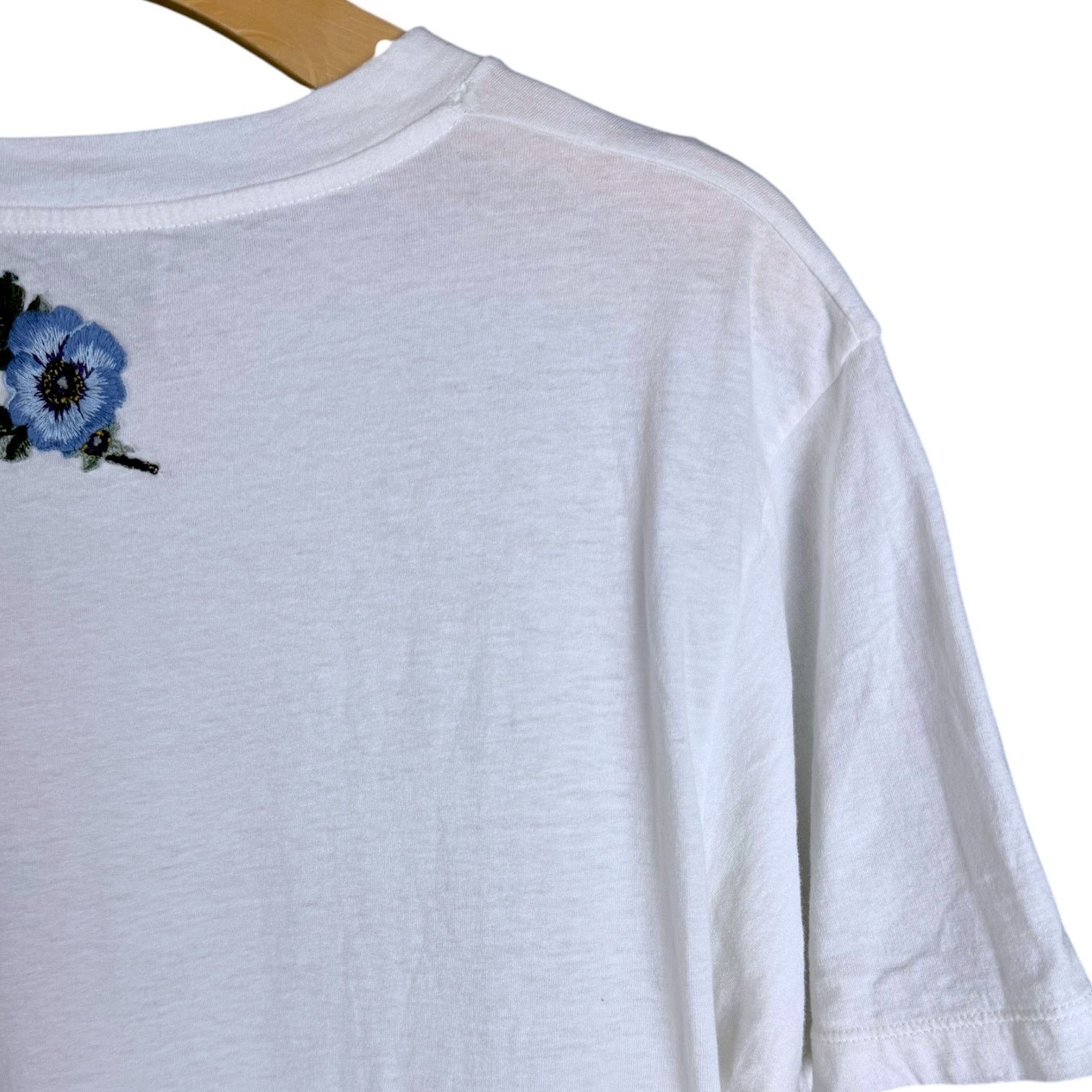 Gucci Gucci White Washed XXS Cotton Jersey Oversize T-Shirt Size M / US 6-8 / IT 42-44 - 8 Thumbnail