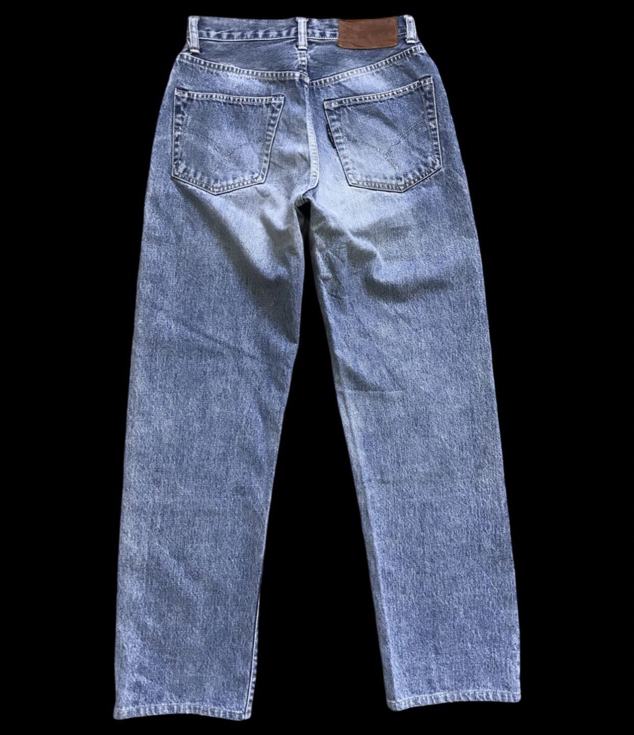 Blue Blue Japan × HOLLYWOOD RANCH MARKET D49 HR MARKET Japan Selvedge Faded Denim Size US 26 / EU 42 - 2 Thumbnail