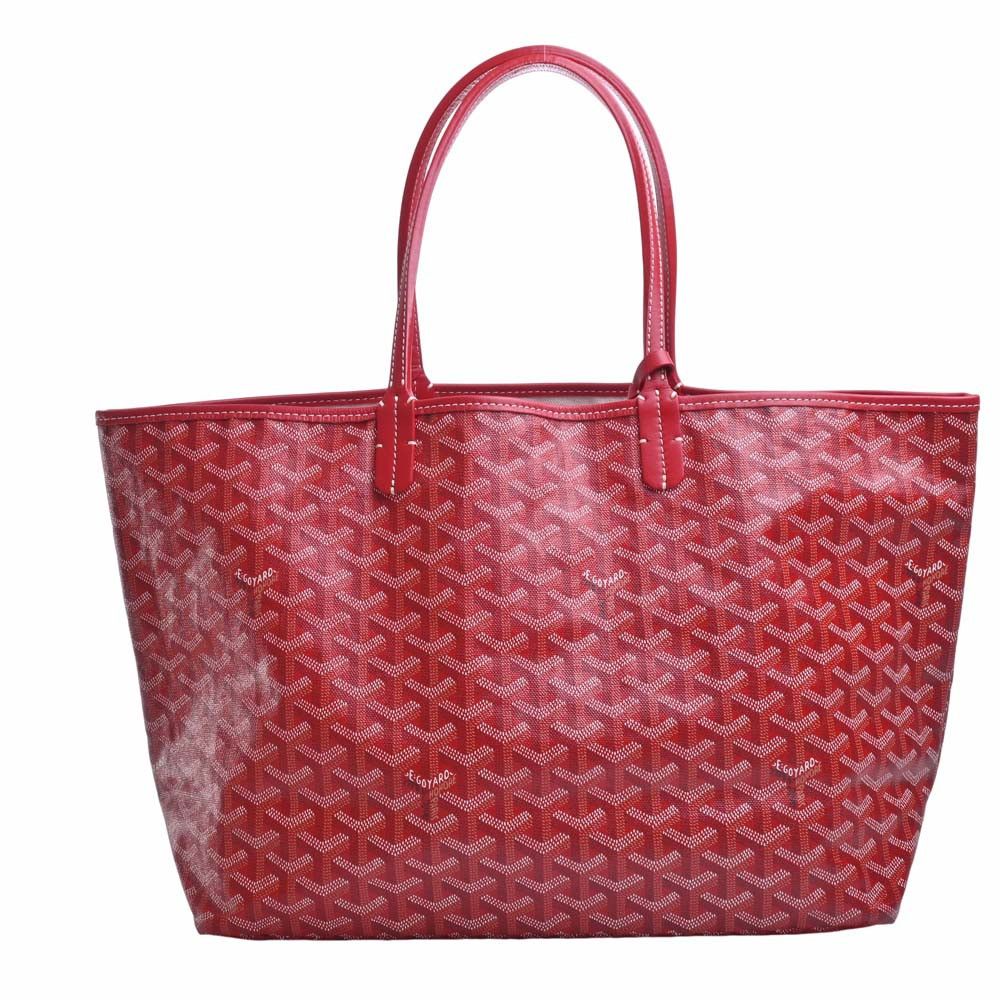 image of Goyard Saint Louis Pm Tote Bag Red, Women's