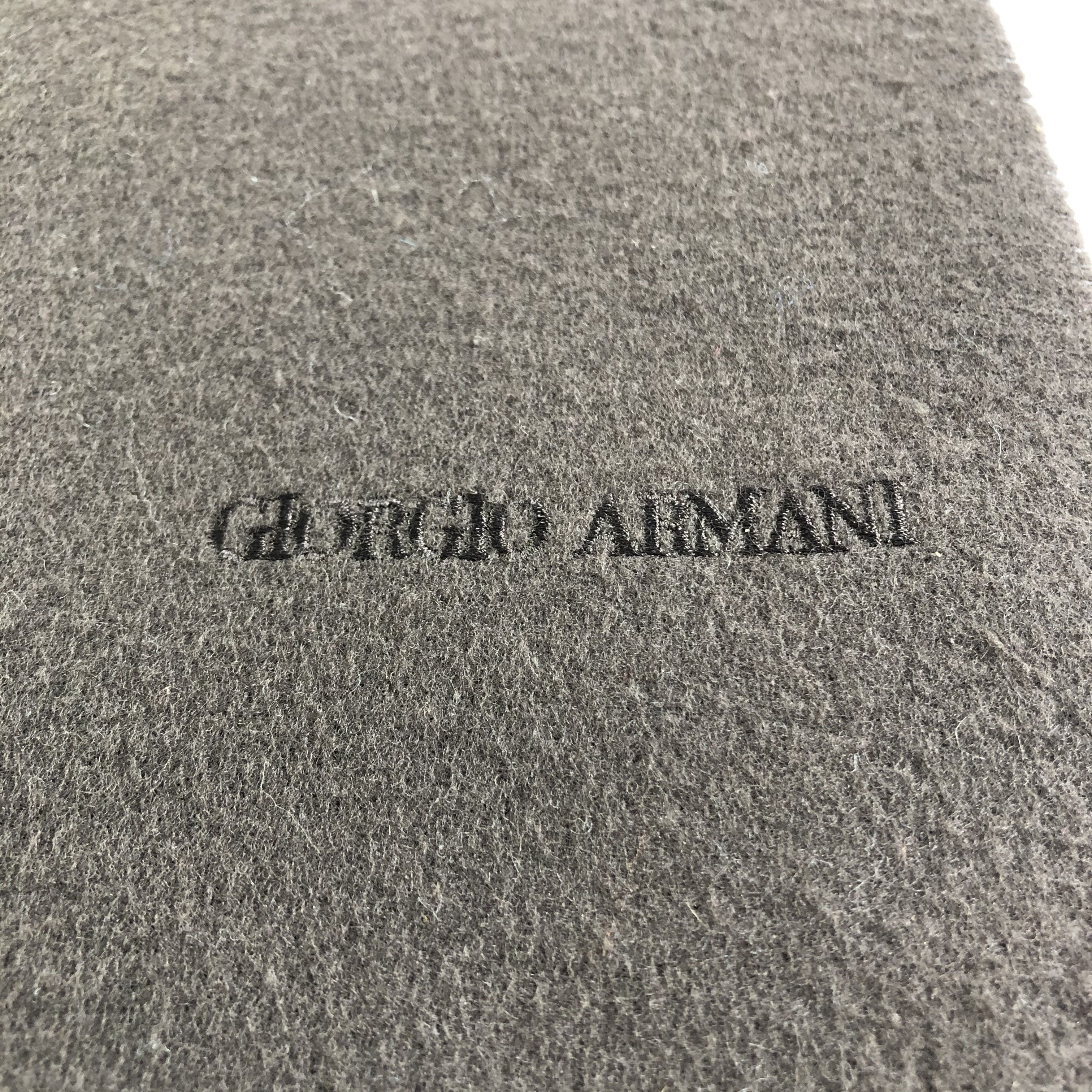 Giorgio Armani Giorgio Armani Wool Scarf Muffler Neckwear V2345 Size ONE SIZE - 4 Thumbnail