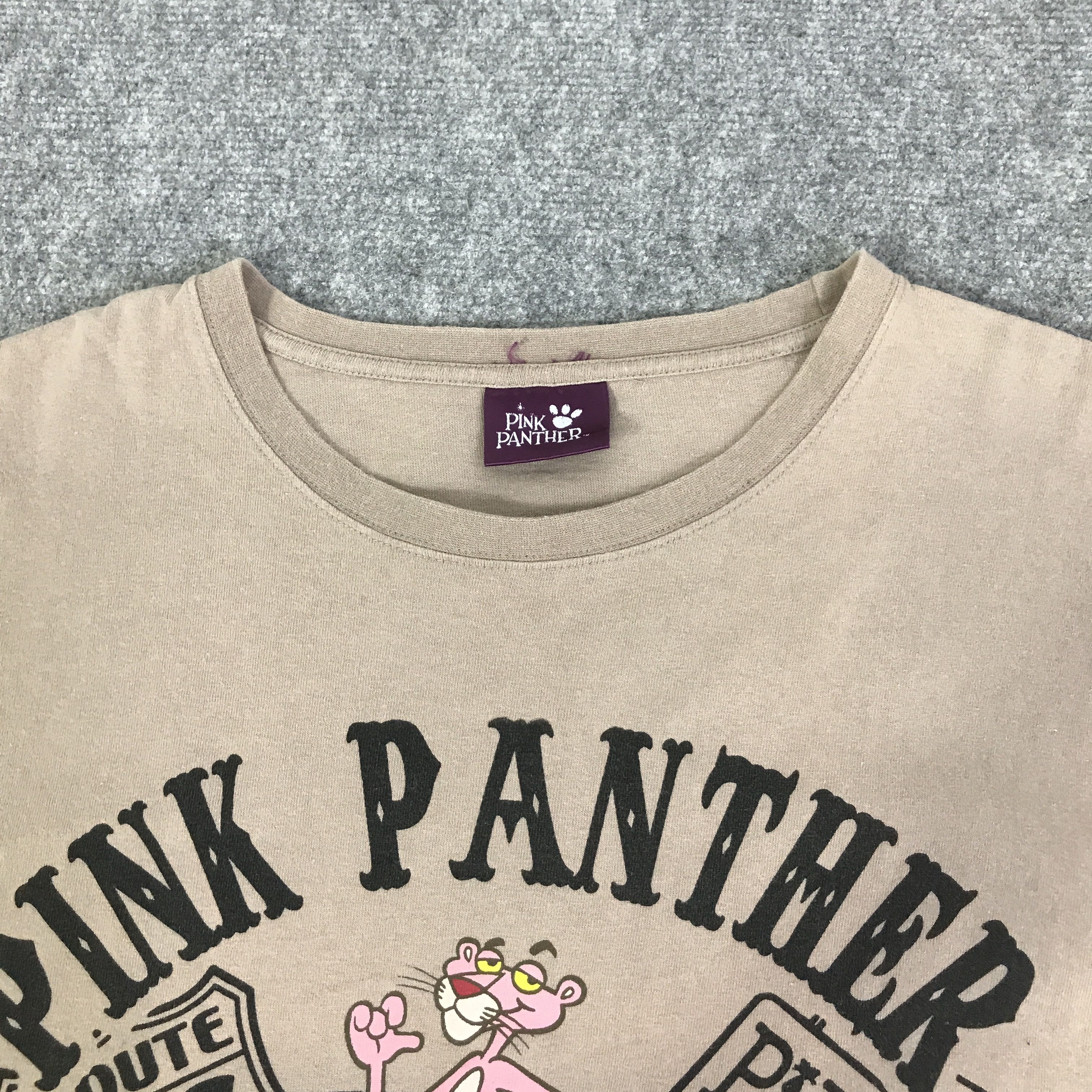Cartoon Network PINK PANTHER BIG LOGO CARTOON T-SHIRT K93B47 Size US L / EU 52-54 / 3 - 8 Thumbnail