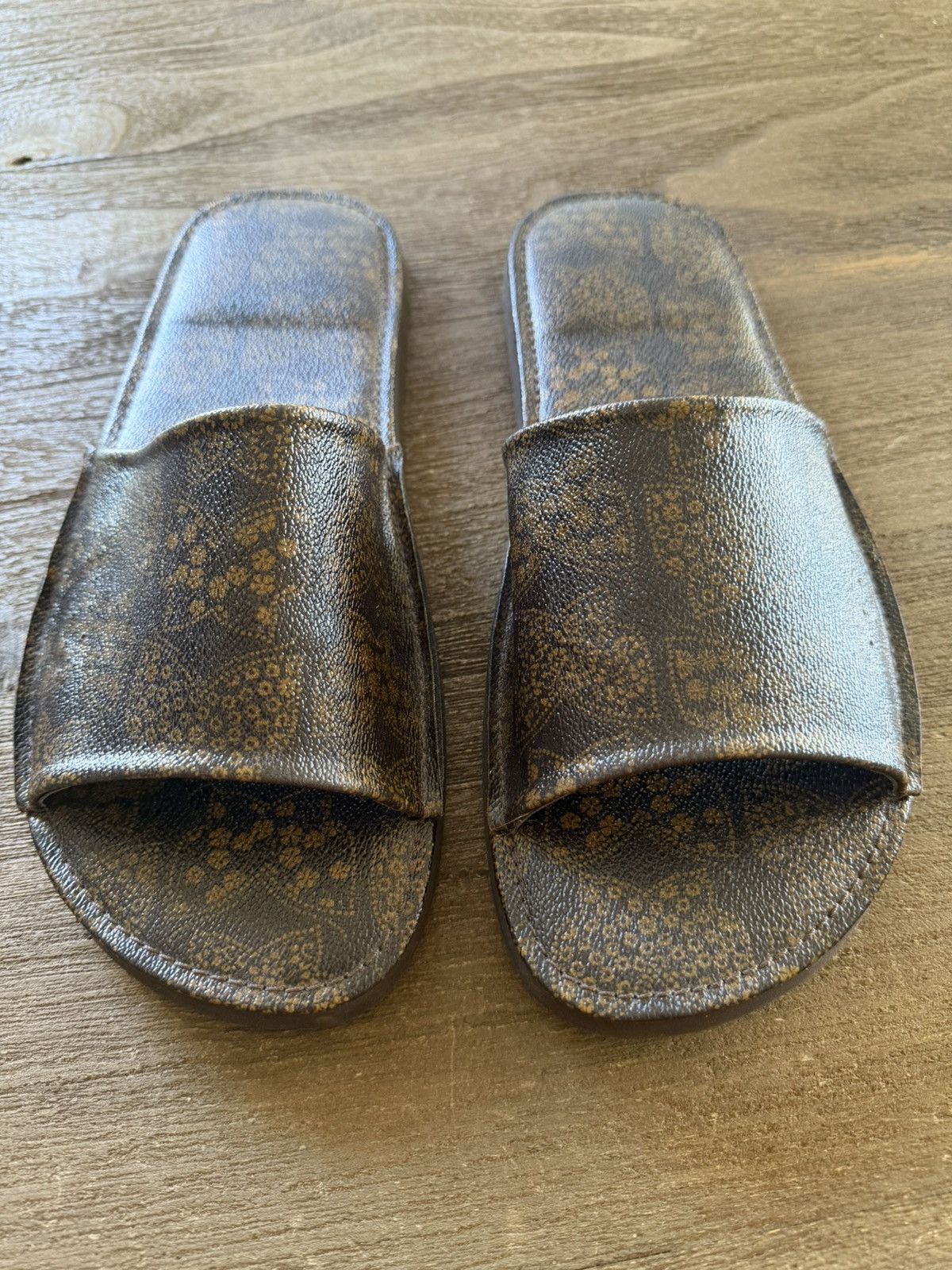 Suicoke Needles × SUICOKE Tukka - Papillon PVC Sandals Brown size 12 Size US 12 / EU 45 - 3 Thumbnail