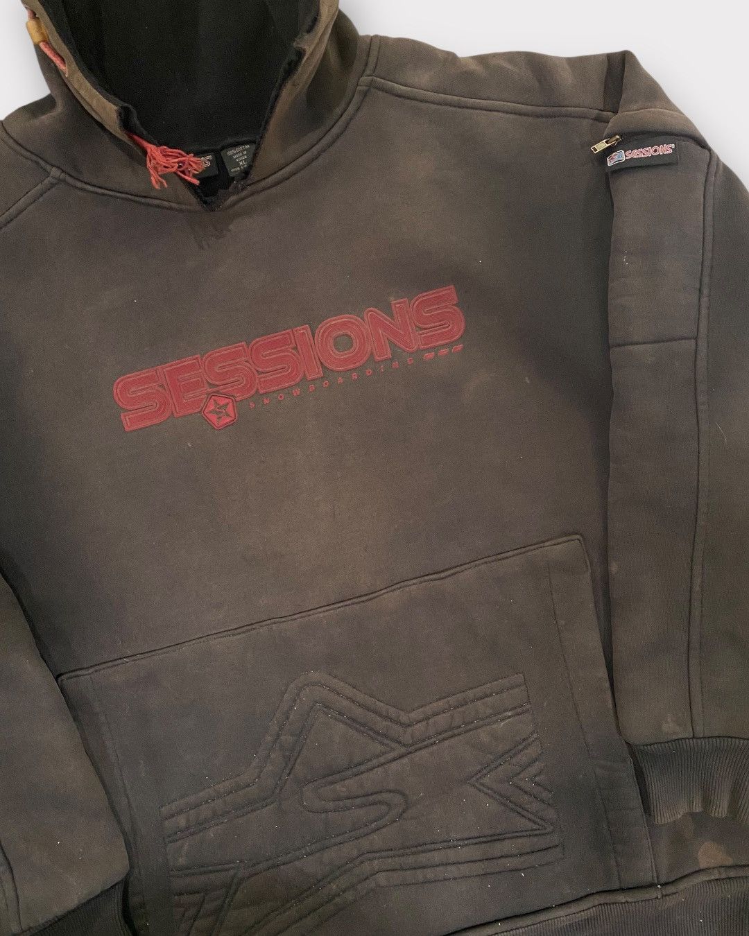 Sessions Vintage Sessions Skateboard logo hoodie Size US XL / EU 56 / 4 - 4 Thumbnail