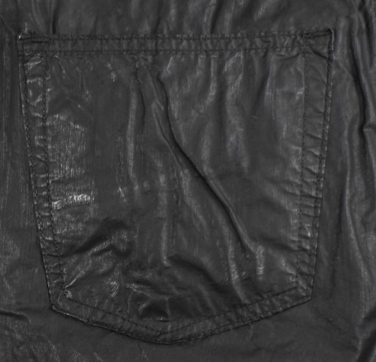 Rick Owens Rick Owens DRKSHDW Waxed Finish Denim Jeans Size US 30 / EU 46 - 3 Thumbnail