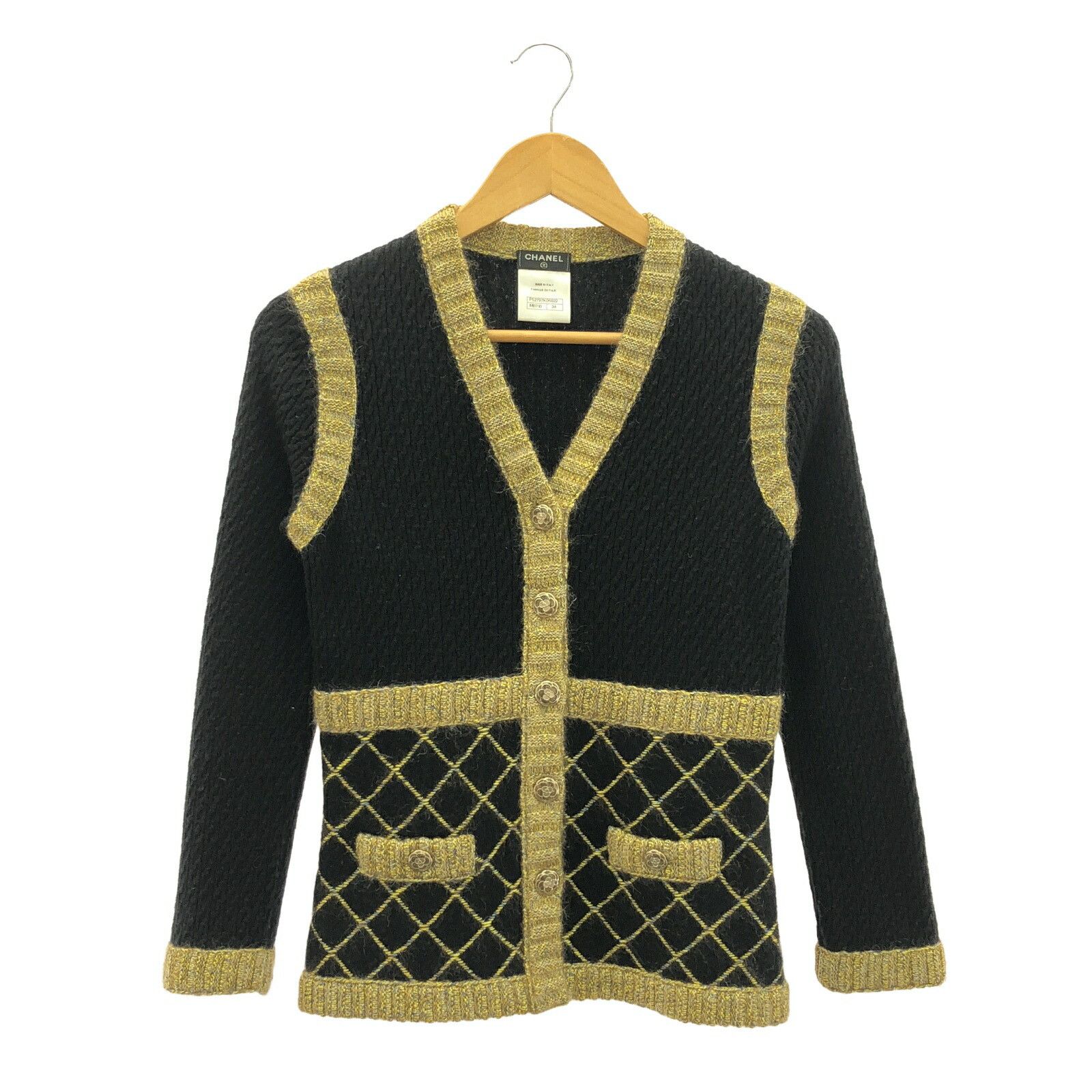 Chanel Chanel Cardigan Silk Cardigan Others Tops P5279K06822 DUTY FREE for USA
