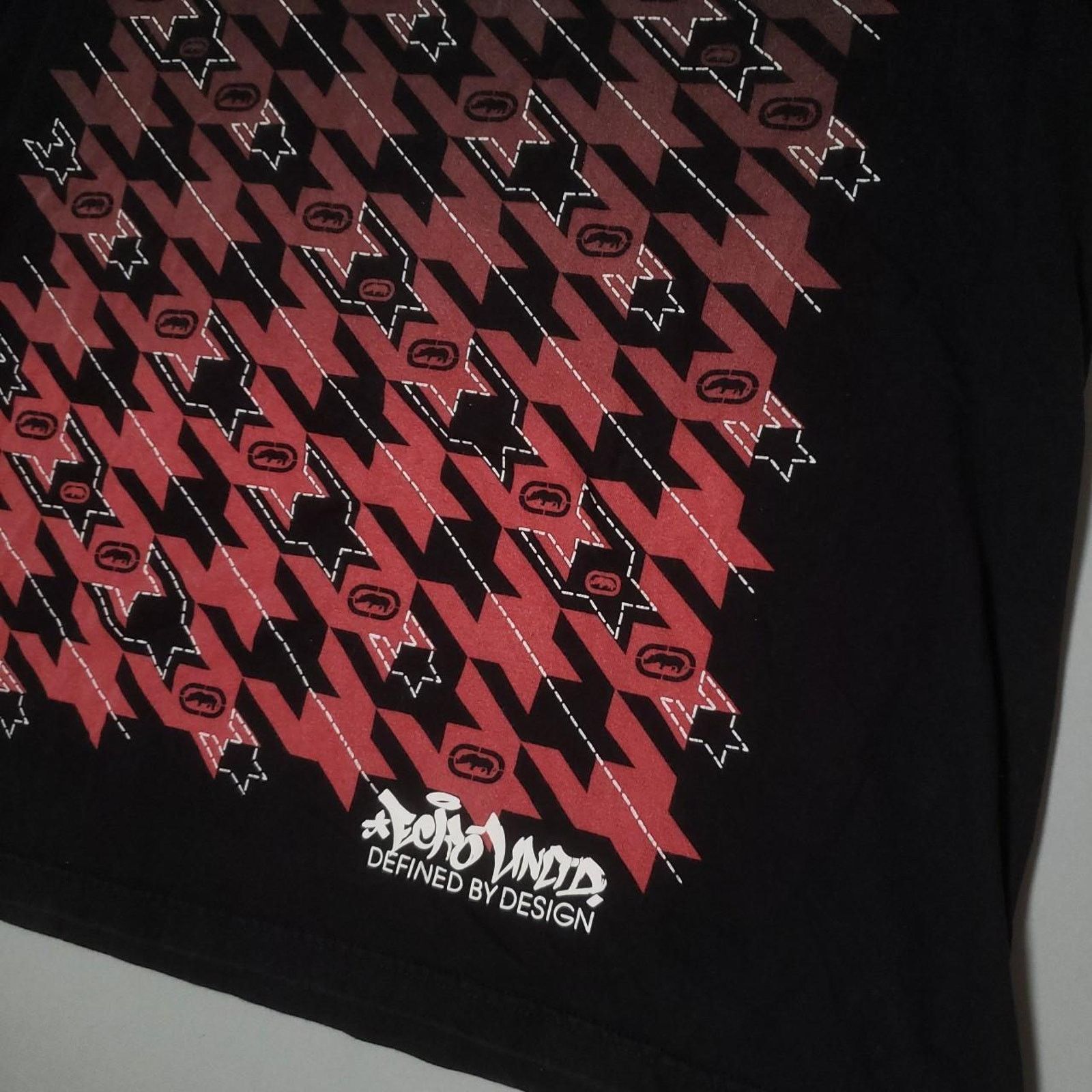 Ecko Unltd. 2000s Ecko Unlimited red ombre tee Mens 2XL Size US XXL / EU 58 / 5 - 4 Thumbnail