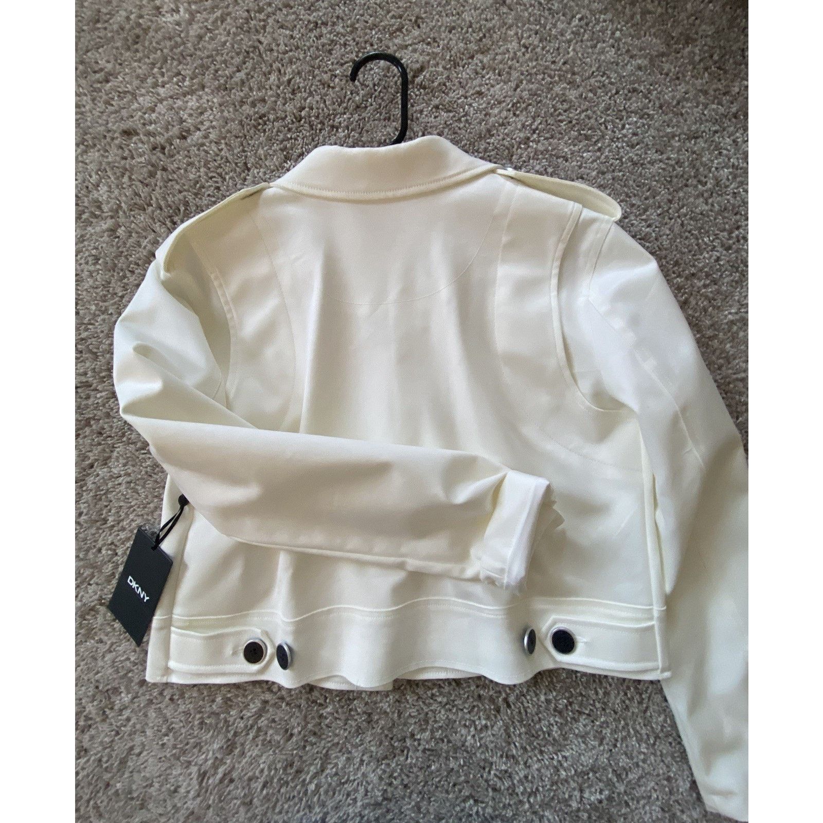 Donna Karan Donna Karan NY short lined white jacket Size XS / US 0-2 / IT 36-38 - 13 Thumbnail