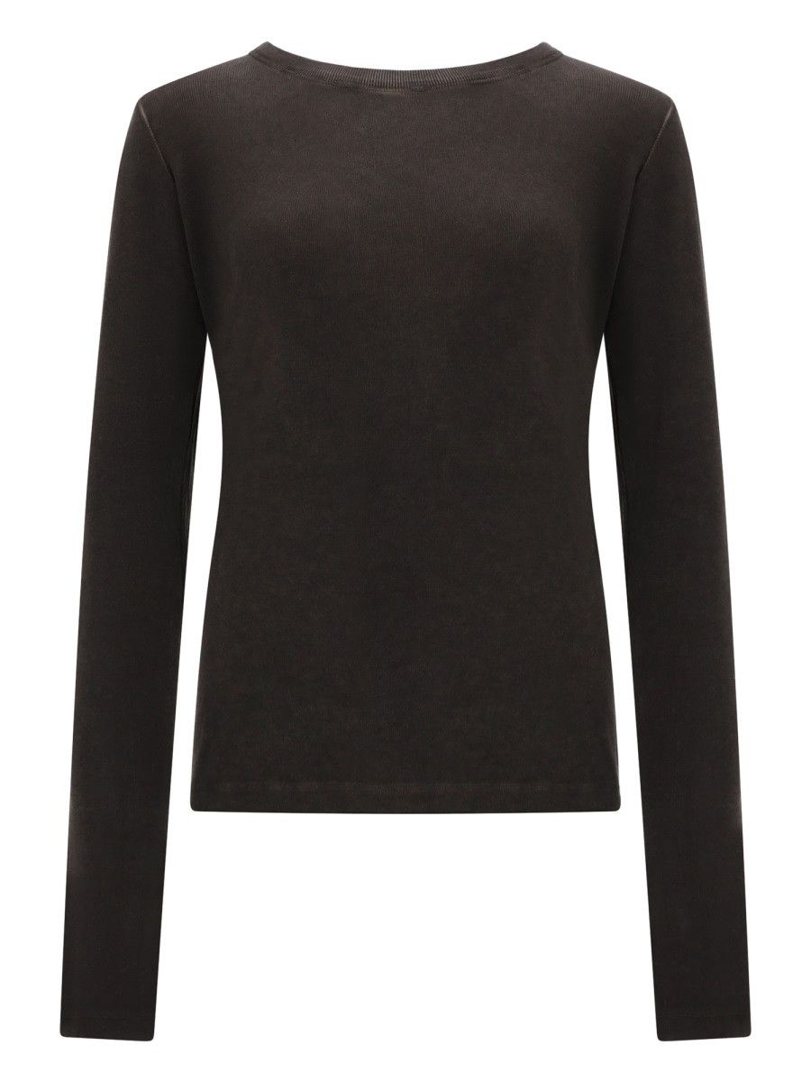 Uma Wang UMA WANG LONG-SLEEVED TOP - BROWN Size L / US 10 / IT 46 - 1 Thumbnail