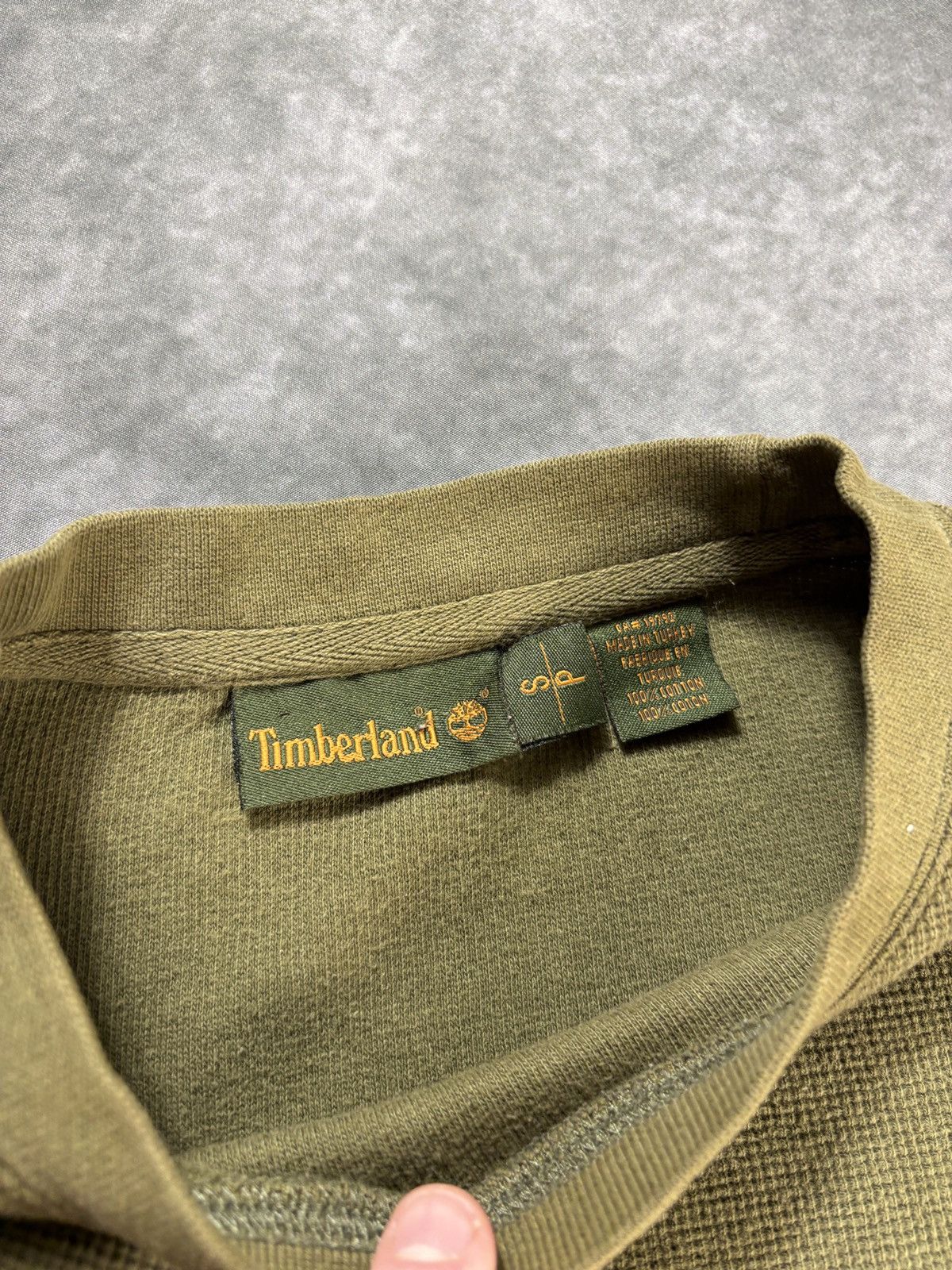 Timberland × Vintage VIntage Timberland Thermal Longsleeve Ribbed Waffle 90s Y2K Size US S / EU 44-46 / 1 - 4 Thumbnail