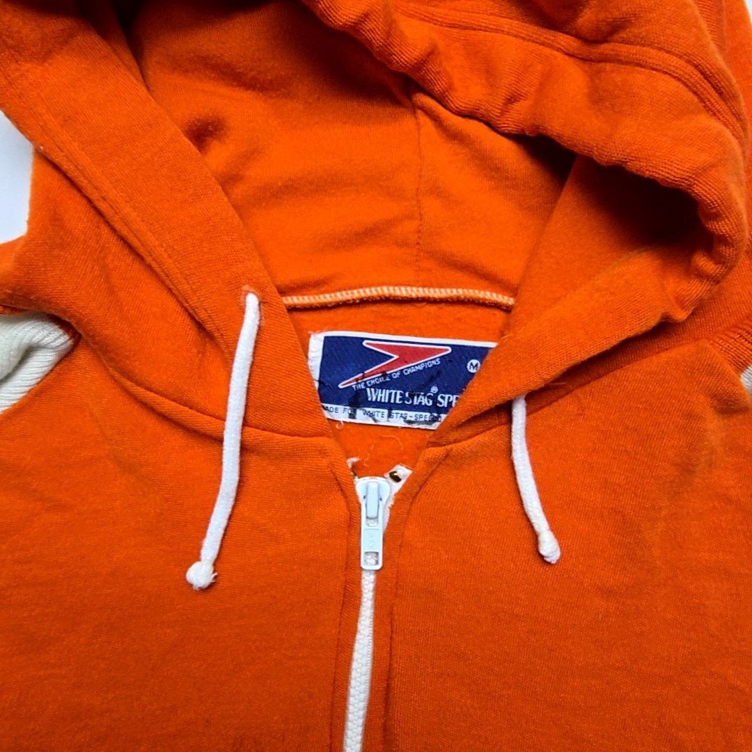 Speedo Vintage White Stag Speedo Hoodie Orange Striped Japan Made M Size US M / EU 48-50 / 2 - 10 Thumbnail