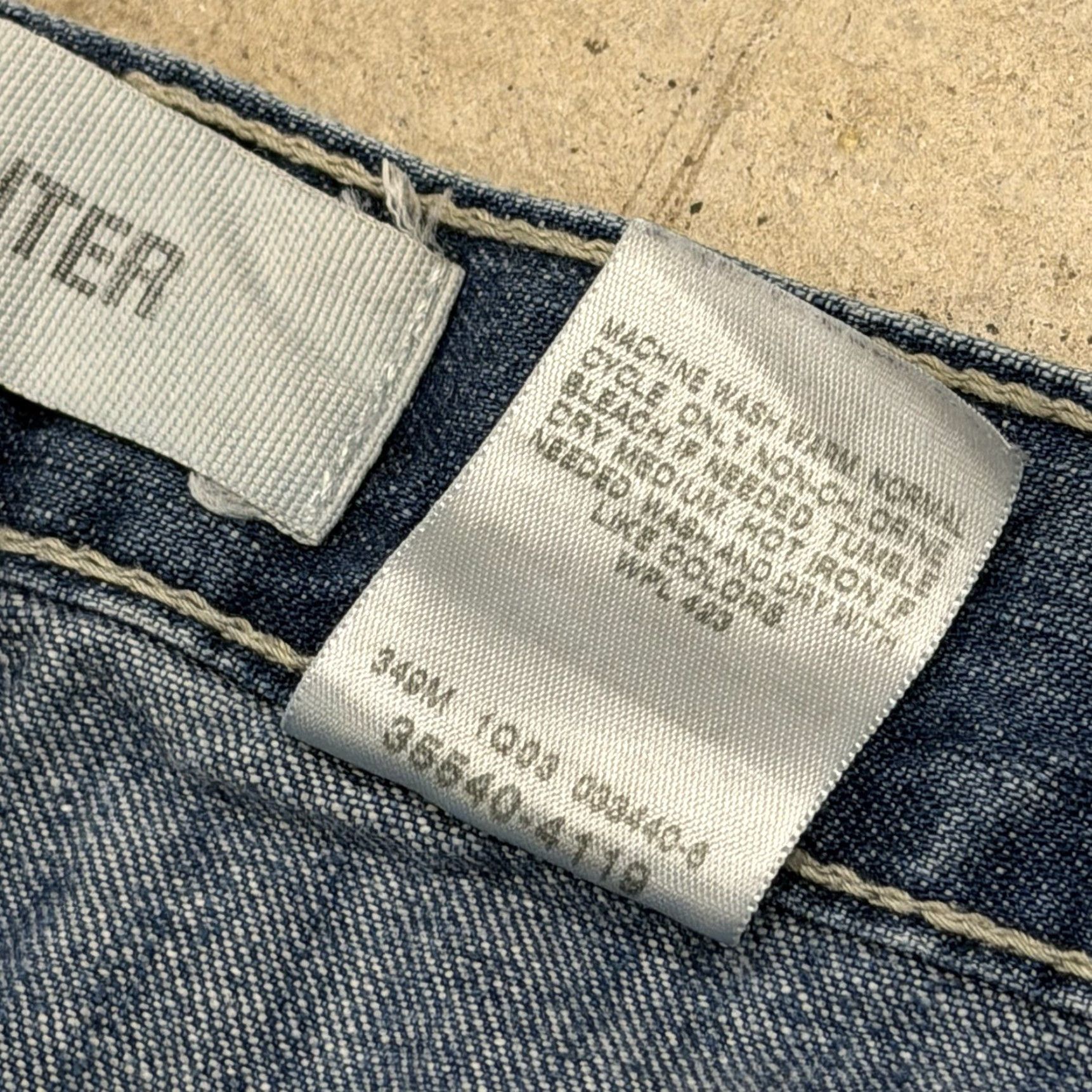 Levi's VINTAGE Levis Carpenter Denim Shorts Mens W38 Blue Dark Wash Y2K Jort Skater Size US 38 / EU 54 - 4 Thumbnail