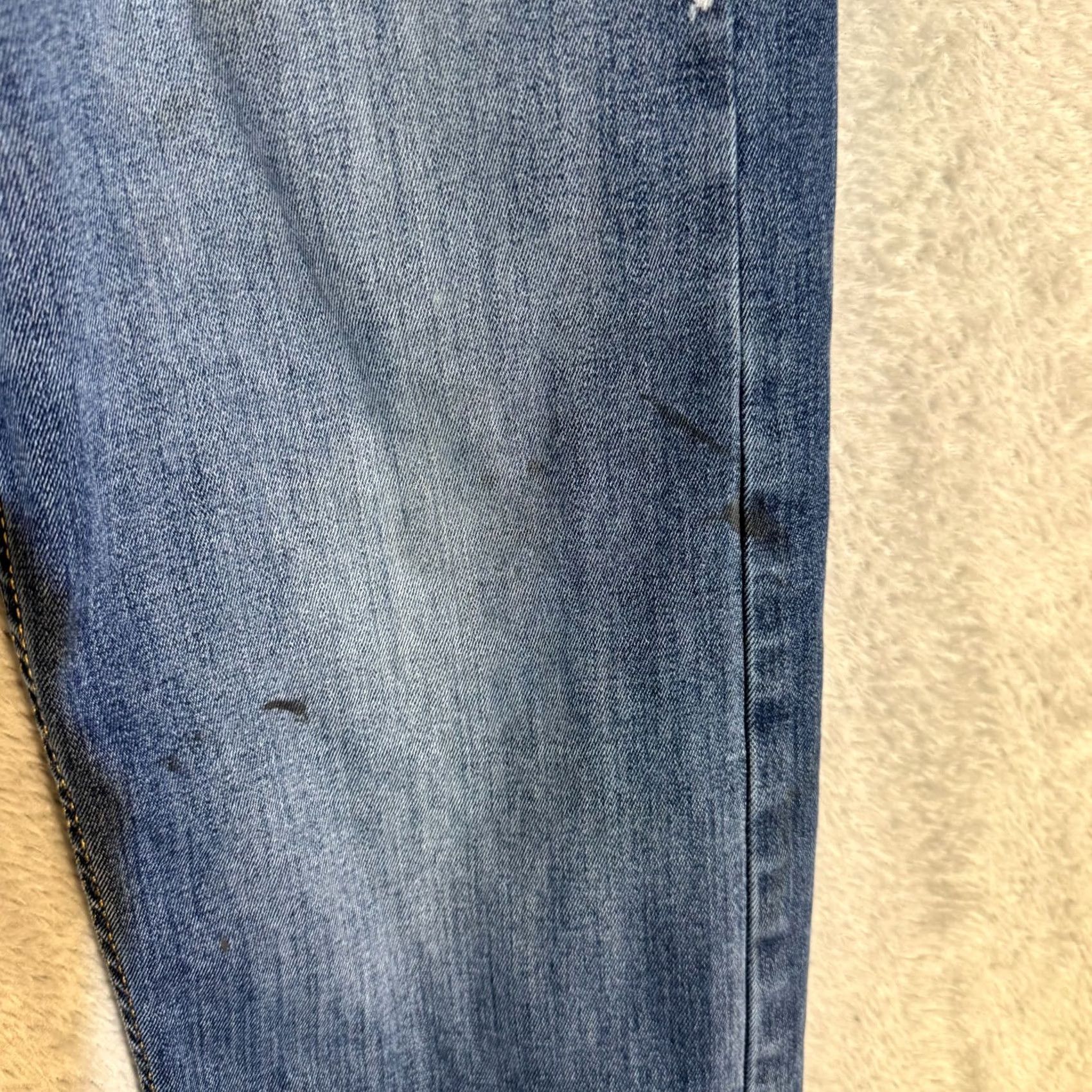 Levi's Levi's 502 Jeans 32X32 Blue Denim 5-Pockets Mid-Rise Taper Fit Zip Fly Men Size US 32 / EU 48 - 6 Thumbnail