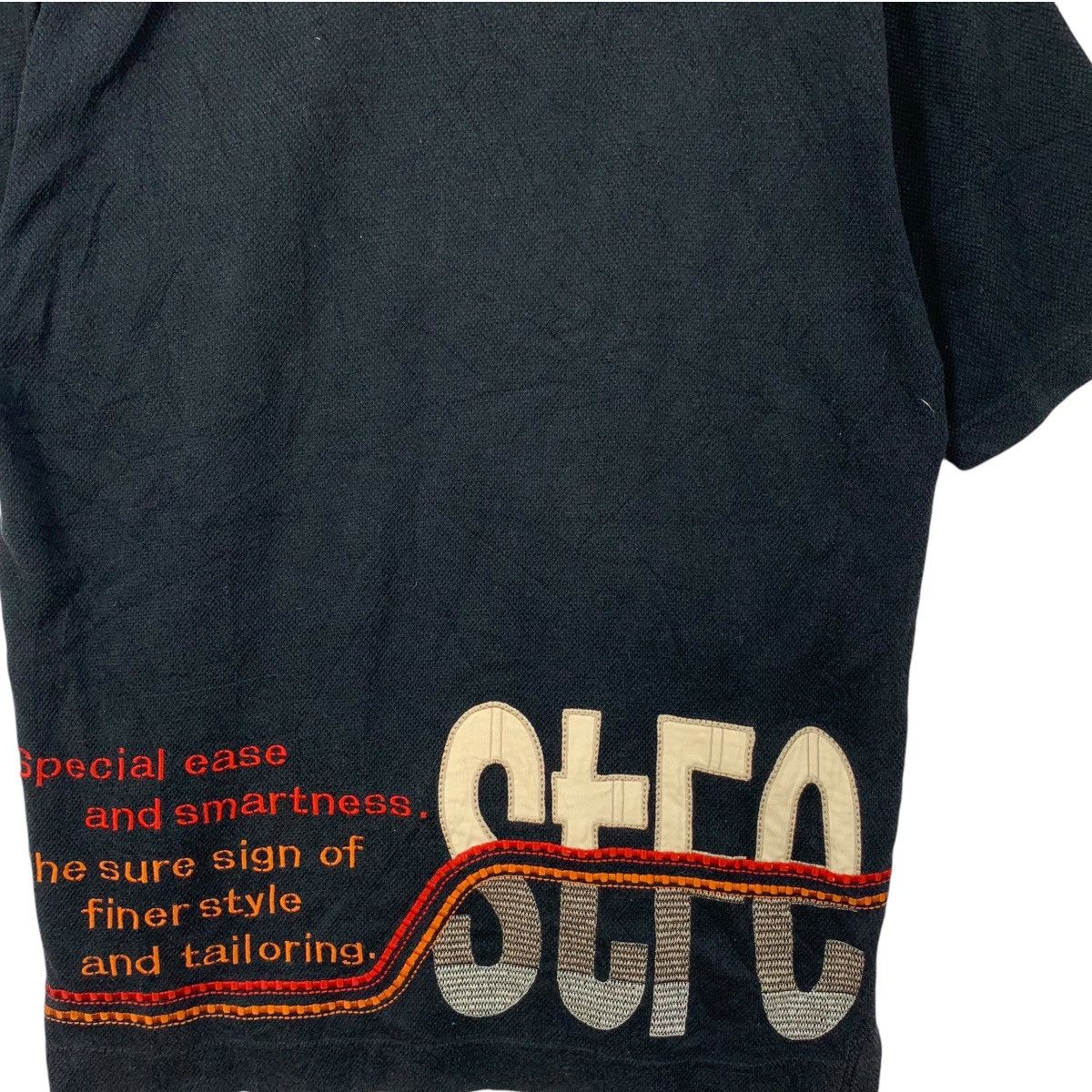 Vintage Vintage SANTA FE JAPAN Embroidered Logo Tee Shirt Top Size L / US 10 / IT 46 - 5 Thumbnail