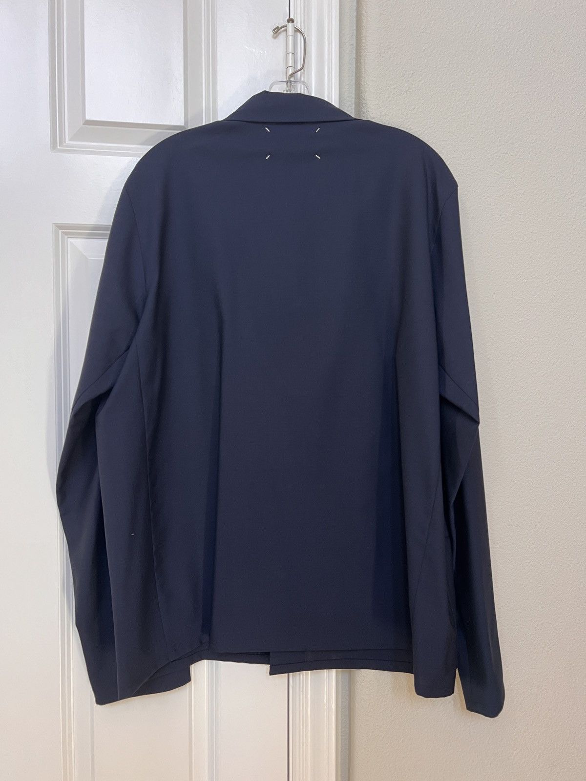 Maison Margiela Tropical wool navy jacket size 50 Size US L / EU 52-54 / 3 - 2 Thumbnail