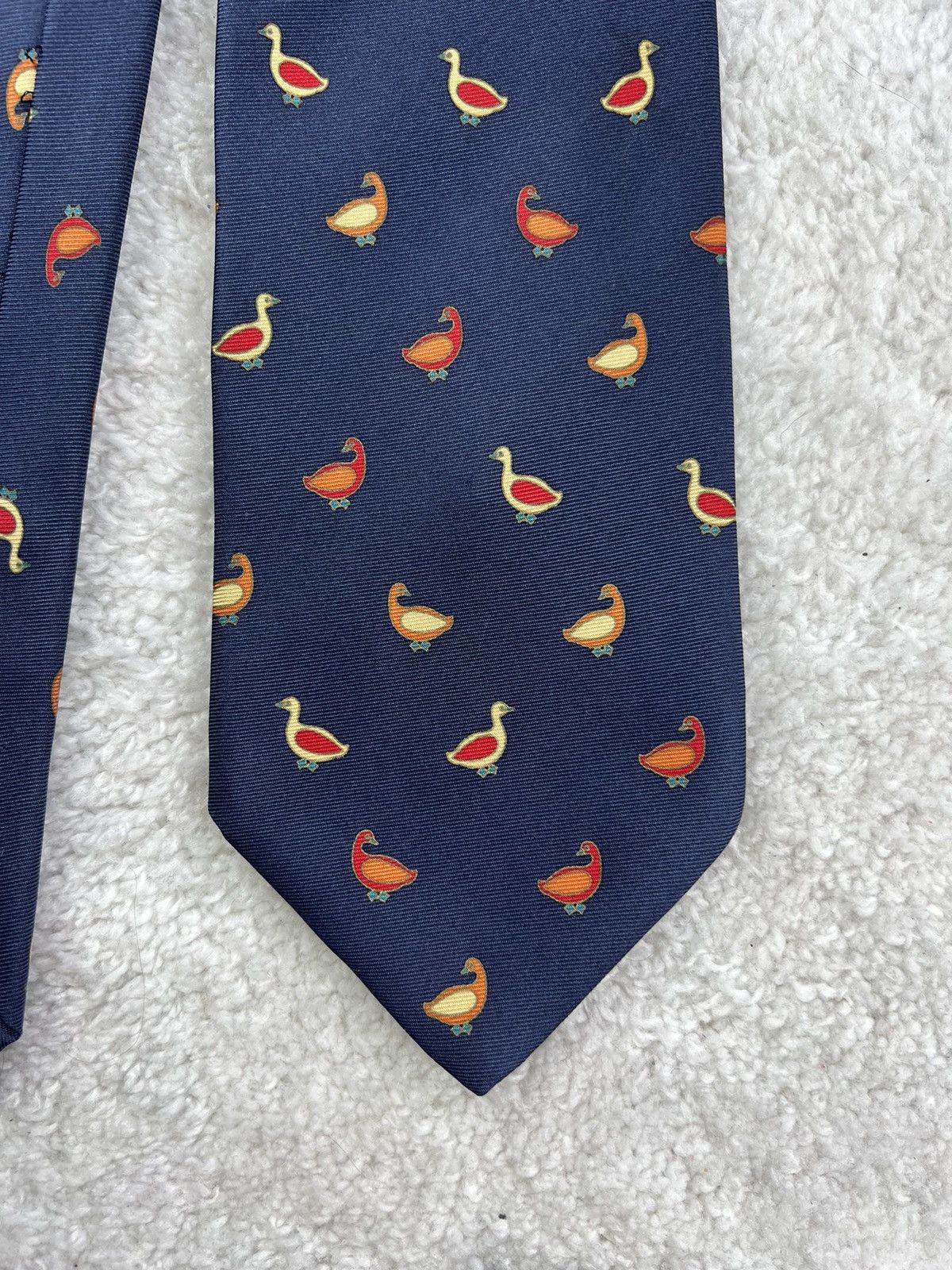 Stefano Ricci Vintage Stefano Ricci Italy Silk Luxury Duck Tie Size ONE SIZE - 3 Thumbnail