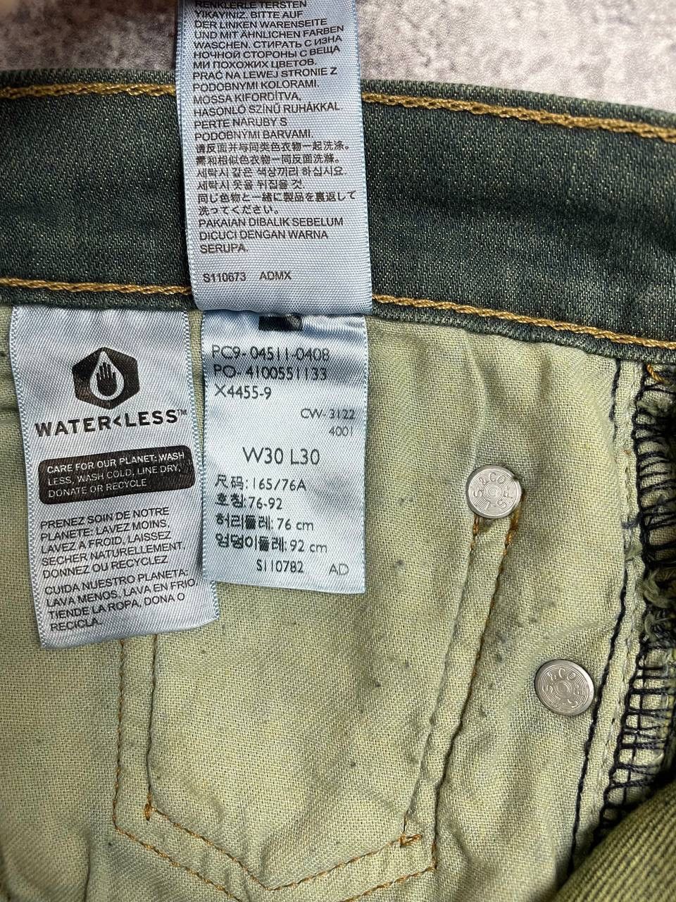 Levi's Levi's 511 Vintage Men Denim Jeans Slim Fit Green Size W30 Size US 30 / EU 46 - 11 Thumbnail