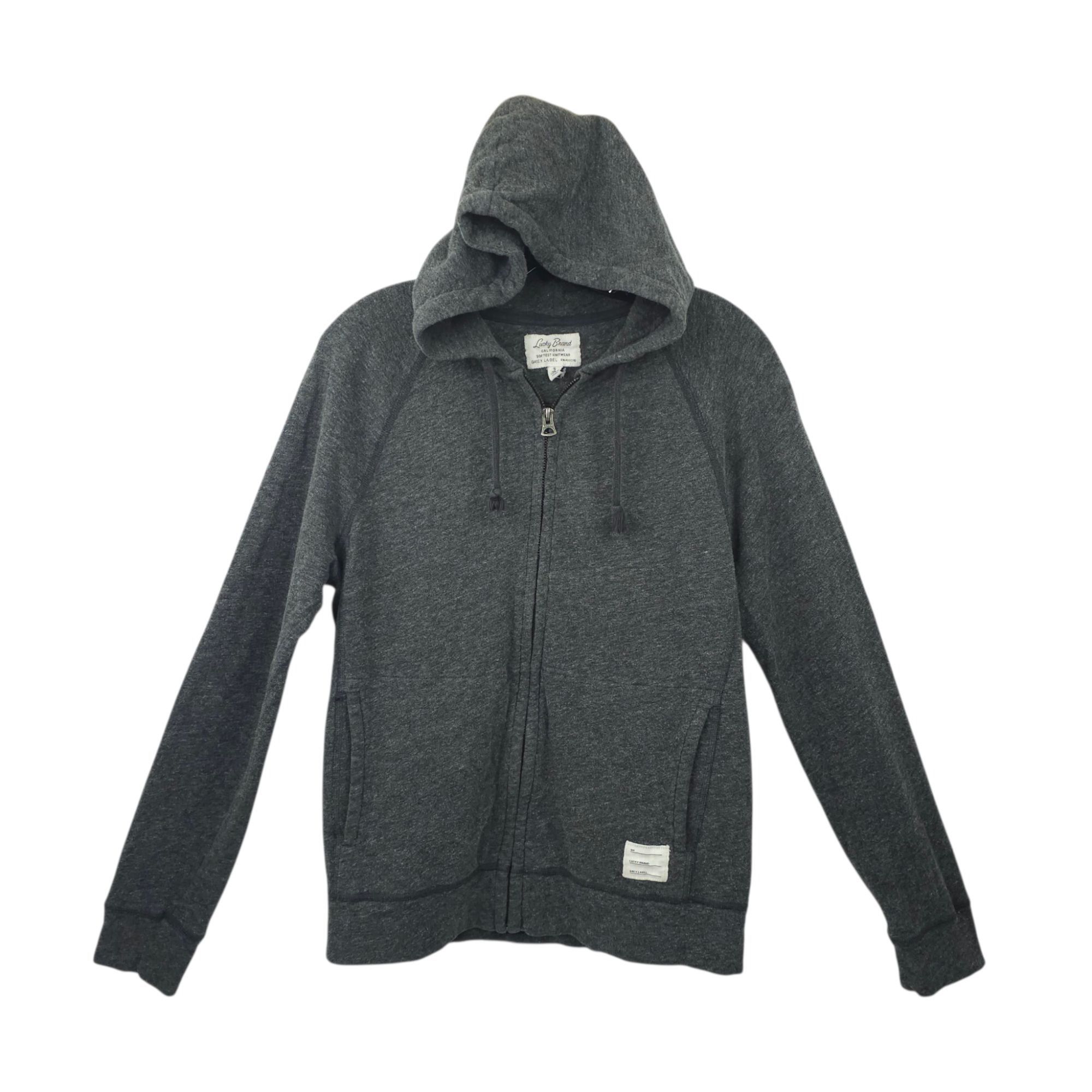 Lucky Brand Lucky Brand Grey Label Zip Hoodie Men S Minimal Basic Street Size US S / EU 44-46 / 1 - 4 Thumbnail