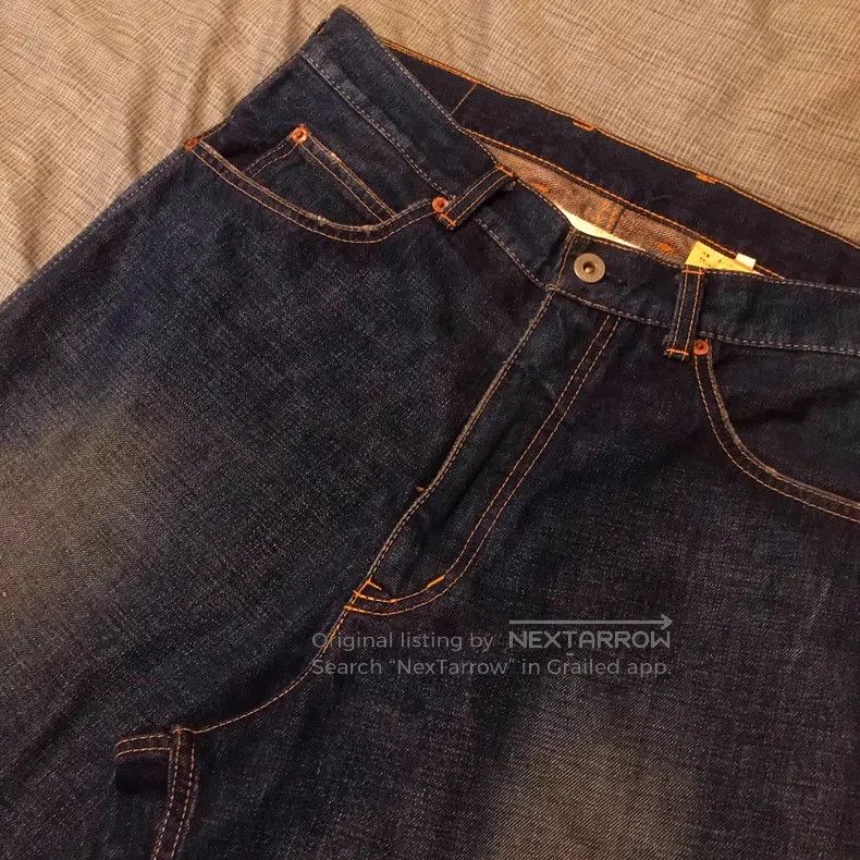 Junya Watanabe Junya Watanabe size S Washed straight-fit loose denim pant Size US 27 - 3 Thumbnail