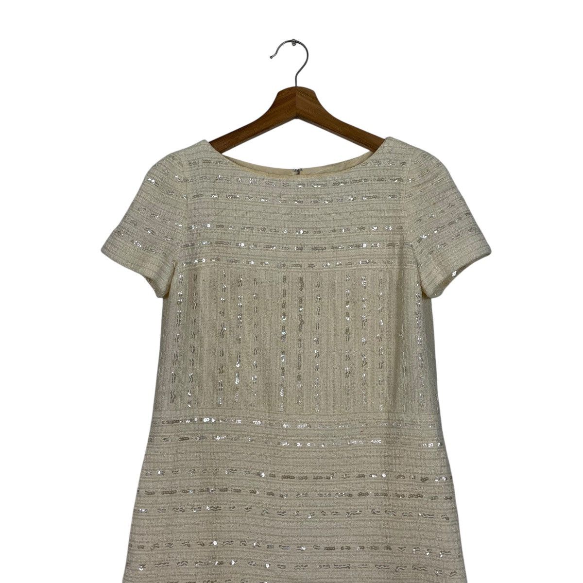 Chanel Vintage Chanel Identification Tweed Sequin One-Piece Dress Size XS / US 0-2 / IT 36-38 - 10 Thumbnail