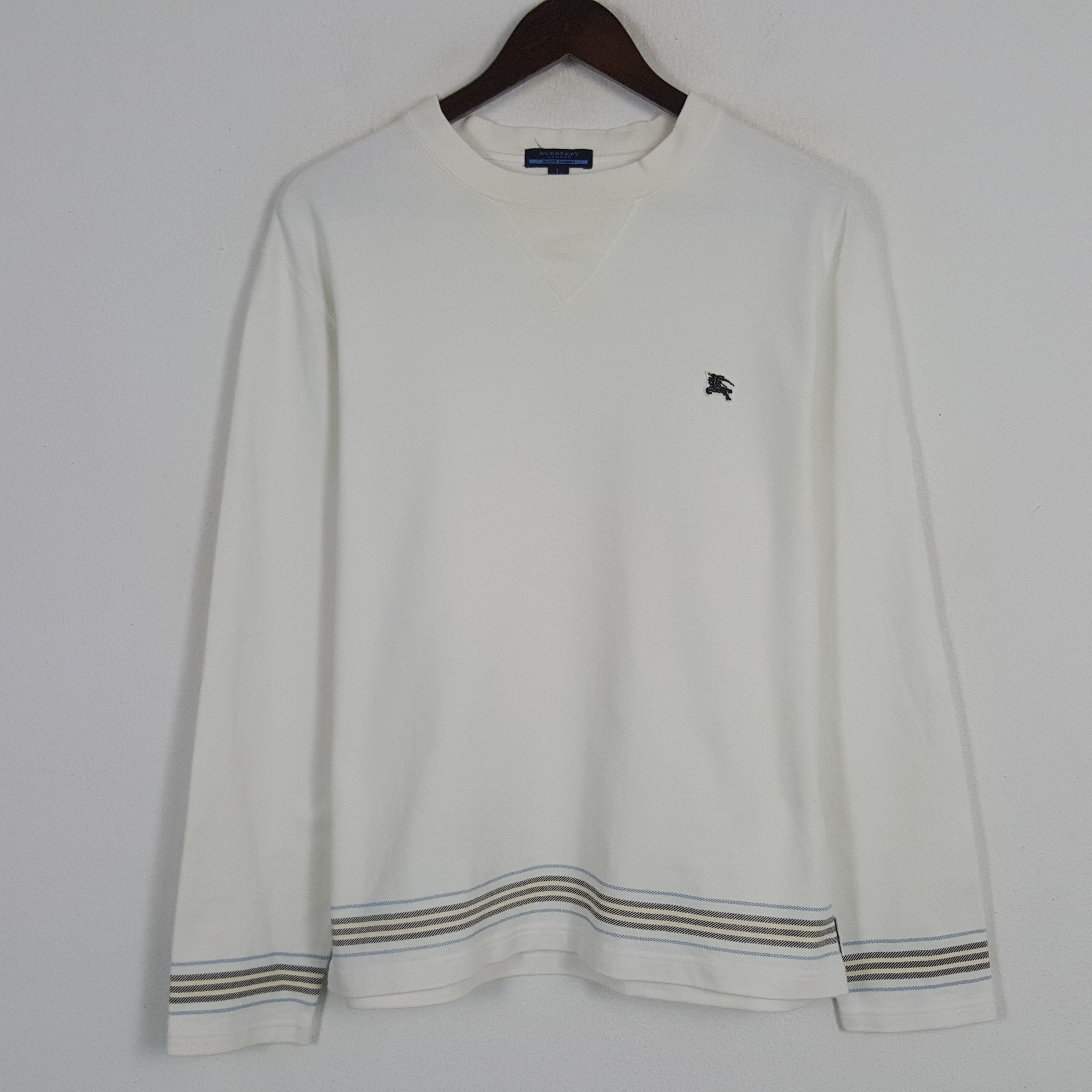 Burberry × Vintage Vintage Burberry London Blue Label Custom Spell Out Tshirt Size L / US 10 / IT 46 - 3 Thumbnail