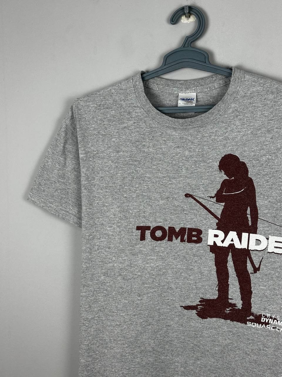 Vintage Tomb Rider Lara Croft Angelina Jolie 90s t shirt 1997 PS1 Size US L / EU 52-54 / 3 - 3 Thumbnail