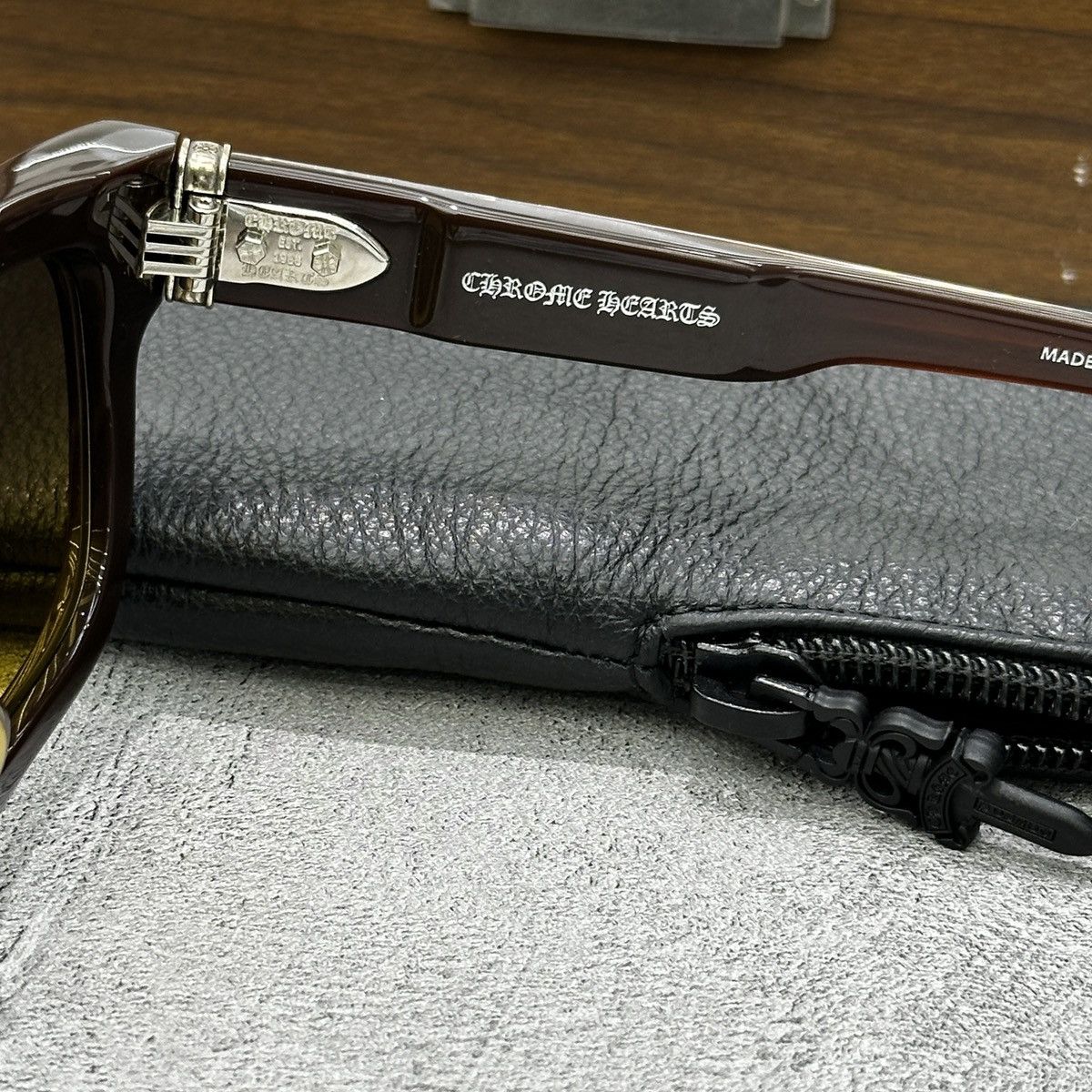 Chrome Hearts CHROME HEARTS DICK FITZENER SUNGLASSES Size ONE SIZE - 6 Thumbnail