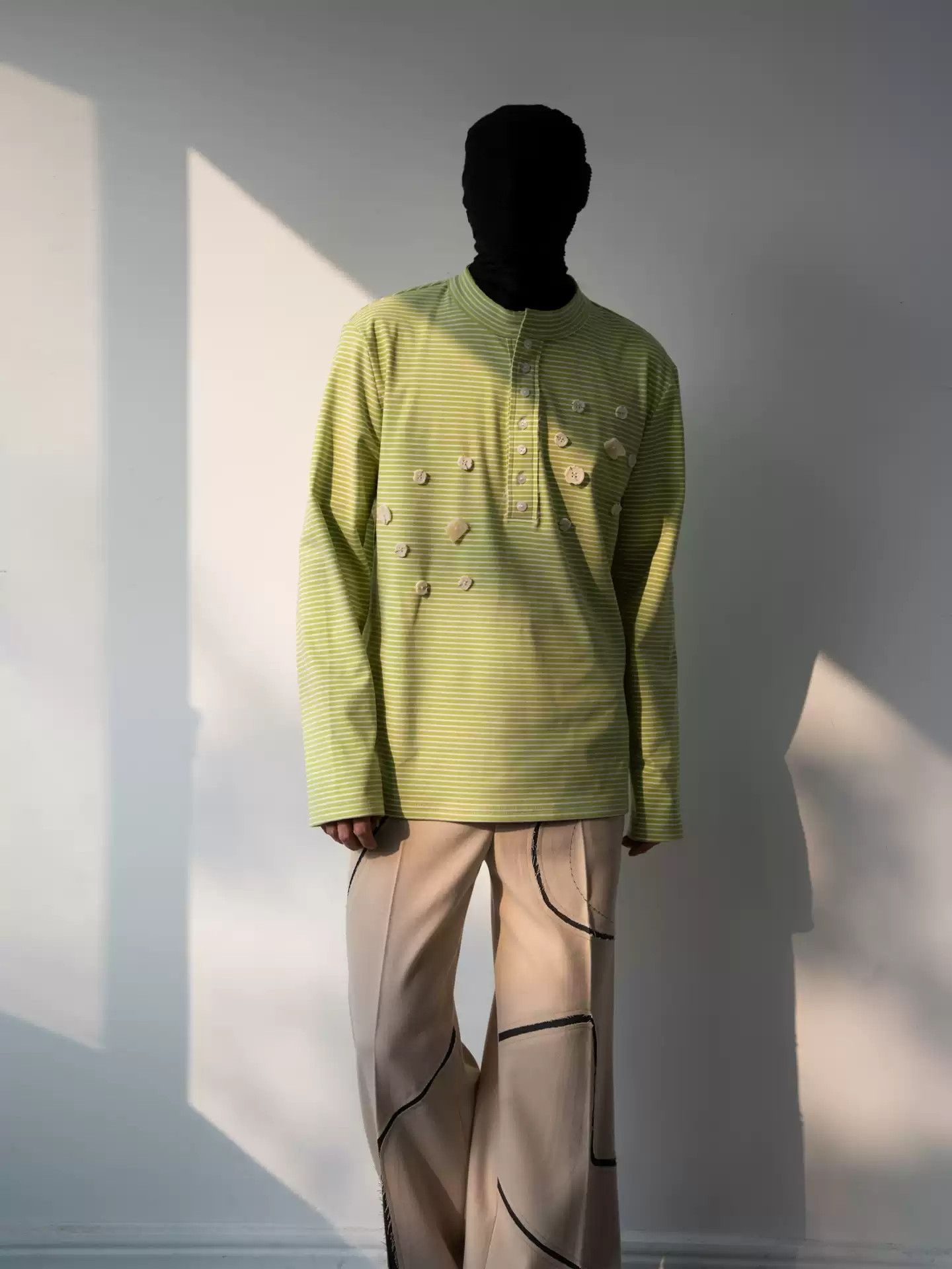 Other Men’s Green striped button-down shirt Size US M / EU 48-50 / 2 - 6 Thumbnail