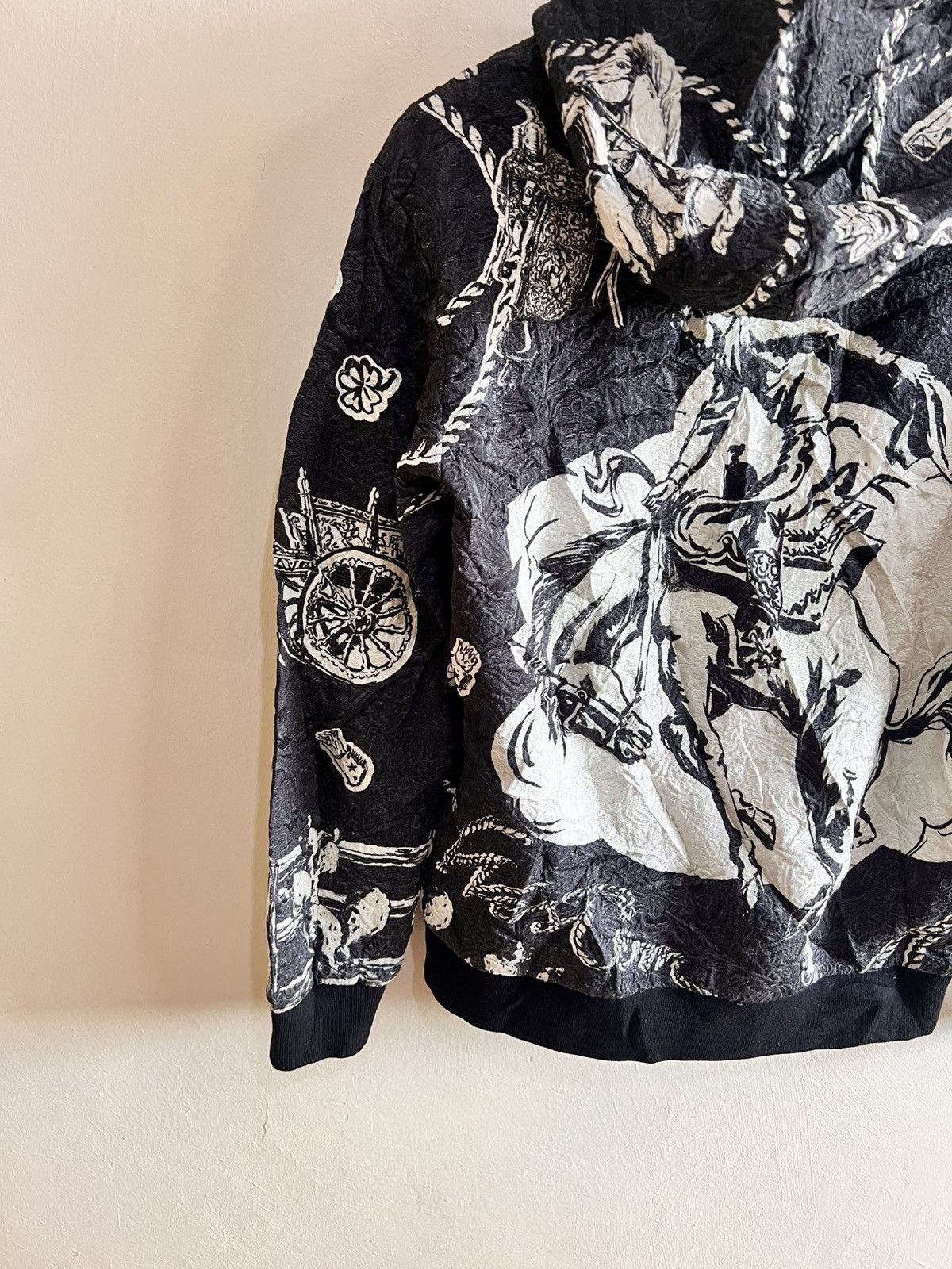 Dolce & Gabbana DOLCE & GABBANA BAROQUE EQUESTRIAN GRAPHIC HOODIE Size US S / EU 44-46 / 1 - 6 Thumbnail