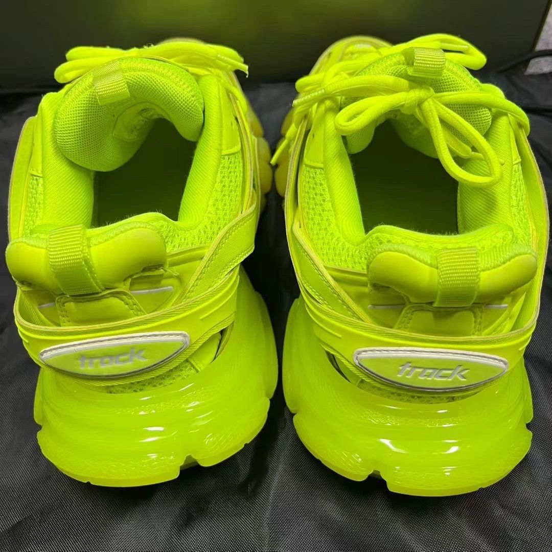 Balenciaga balenciaga yellow track low-top sneakers Size US 7.5 / EU 40-41 - 4 Thumbnail