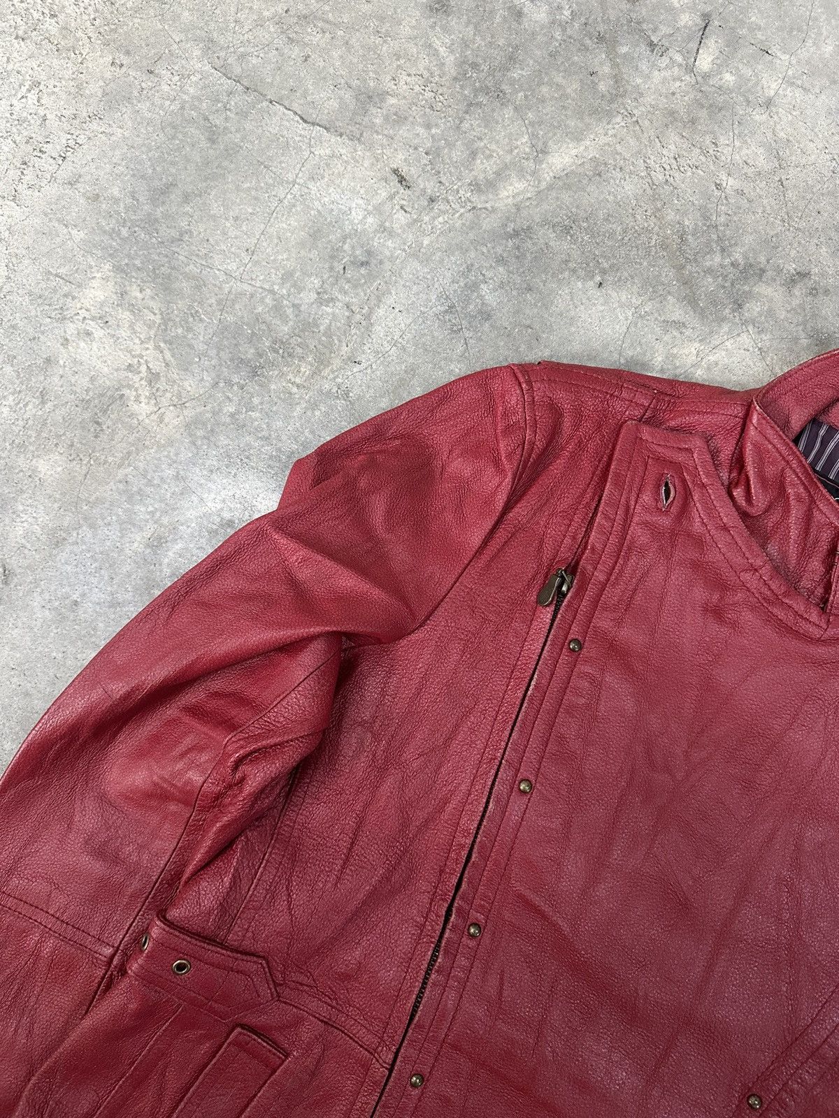 Japanese Brand × Tornado Mart 🔥RARE🔥 Vintage Tornado Mart Leather Jacket Size US S / EU 44-46 / 1 - 6 Thumbnail