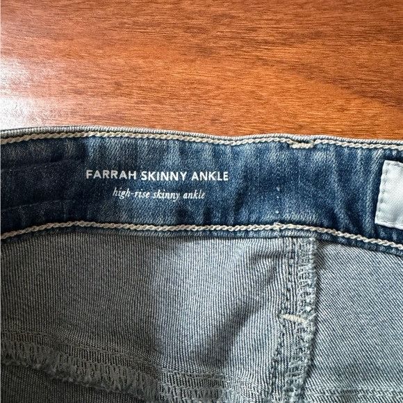 AG Adriano Goldschmied AG Adriano Goldschmied Light Blue Farrah Skinny Ankle High Size 25" / US 0 / IT 36 - 8 Thumbnail