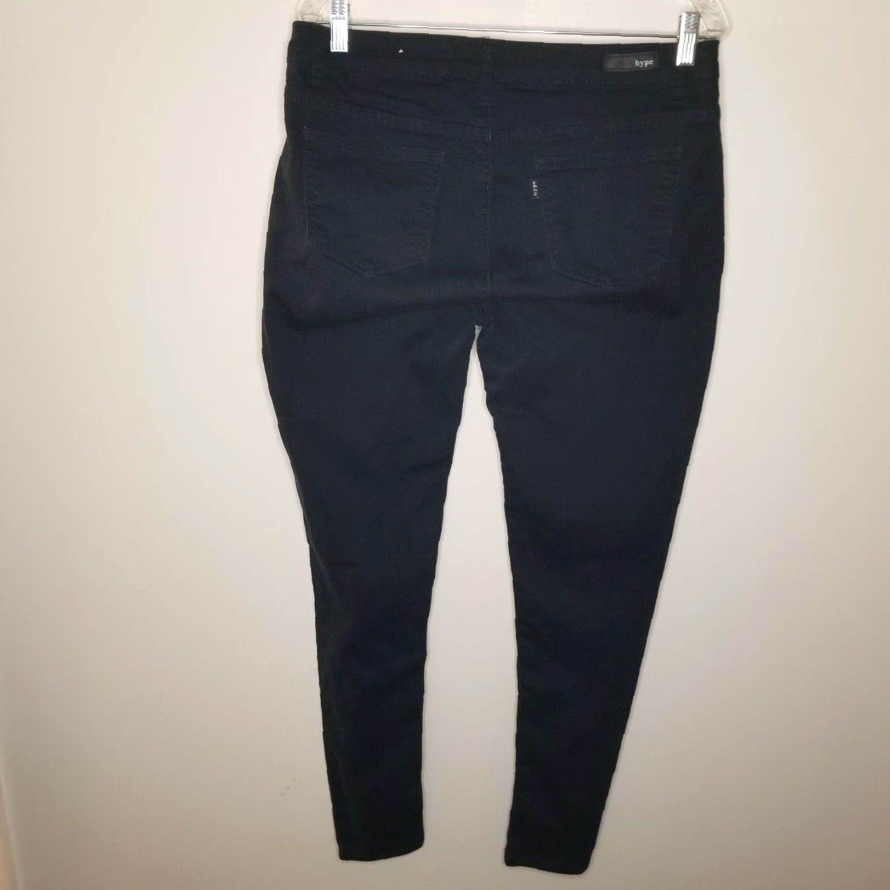 Vintage Hype Womens Cotton Poly Black Pants Size 11 Size 32" / US 10 / IT 46 - 4 Thumbnail