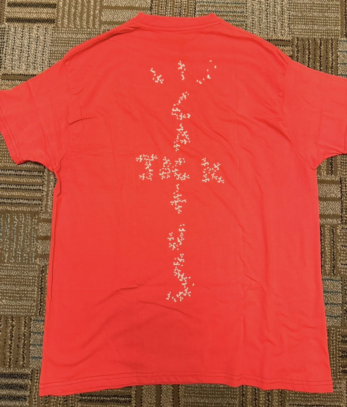 Travis Scott Travis Scott x McDonald's Sesame Inv III T-shirt Red Size XL Size US XL / EU 56 / 4 - 3 Thumbnail
