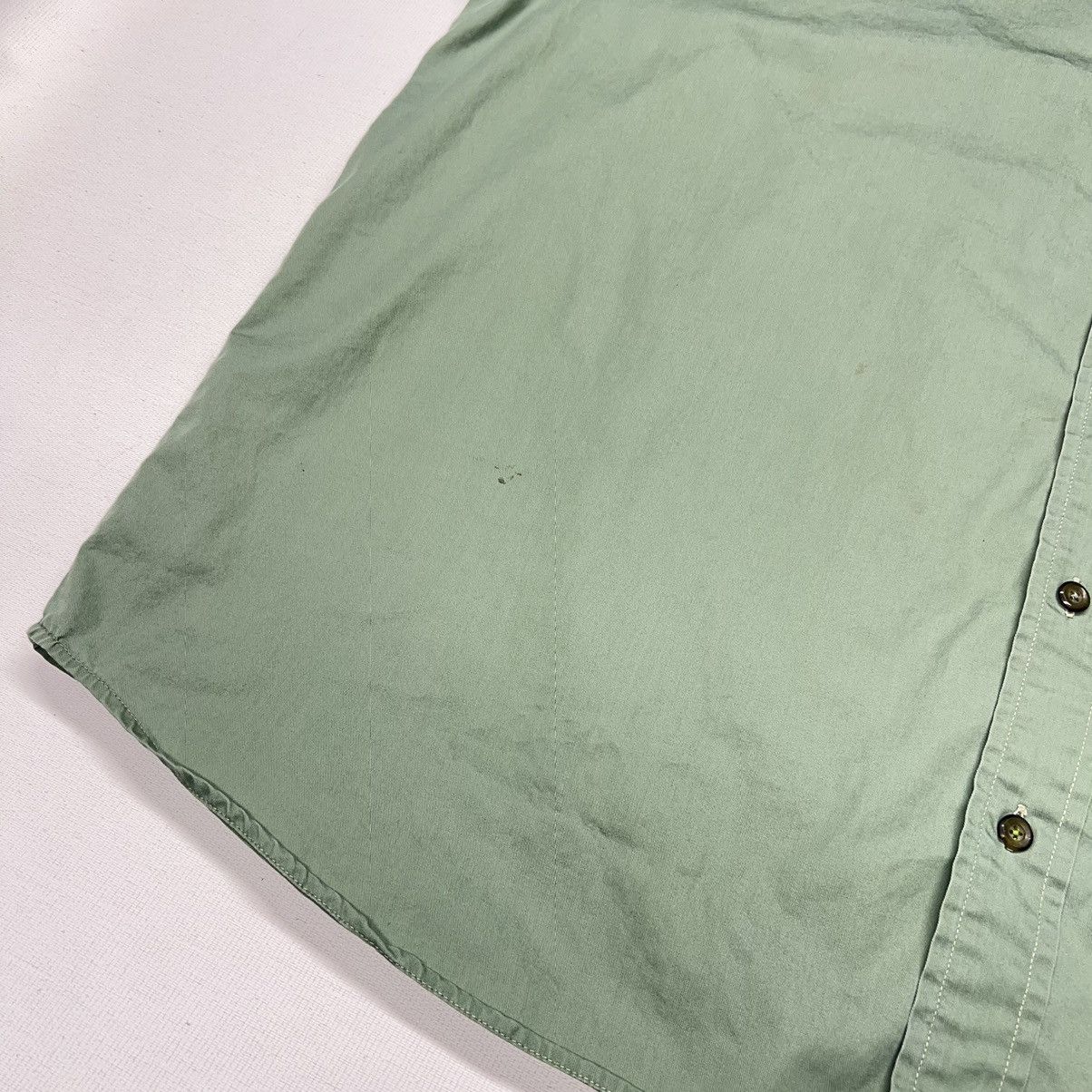 Cabelas Cabelas Button Down Shirt Green Short Sleeve Outdoor Gear Size US XXL / EU 58 / 5 - 10 Thumbnail