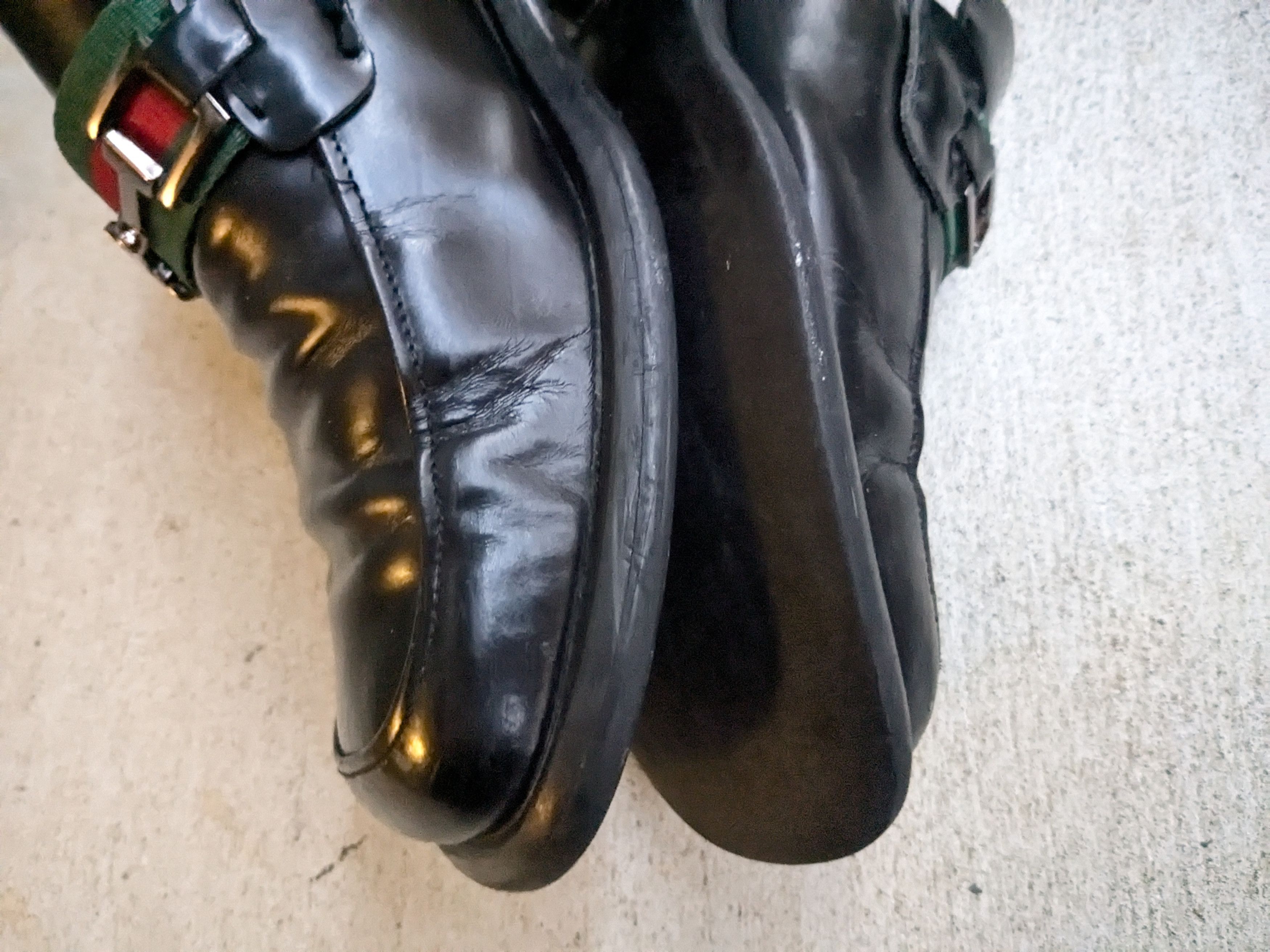 Gucci × Tom Ford Gucci Horsebit Loafers Black Leather 8.5 Snaffle Slip On Size US 8.5 / EU 41-42 - 6 Thumbnail