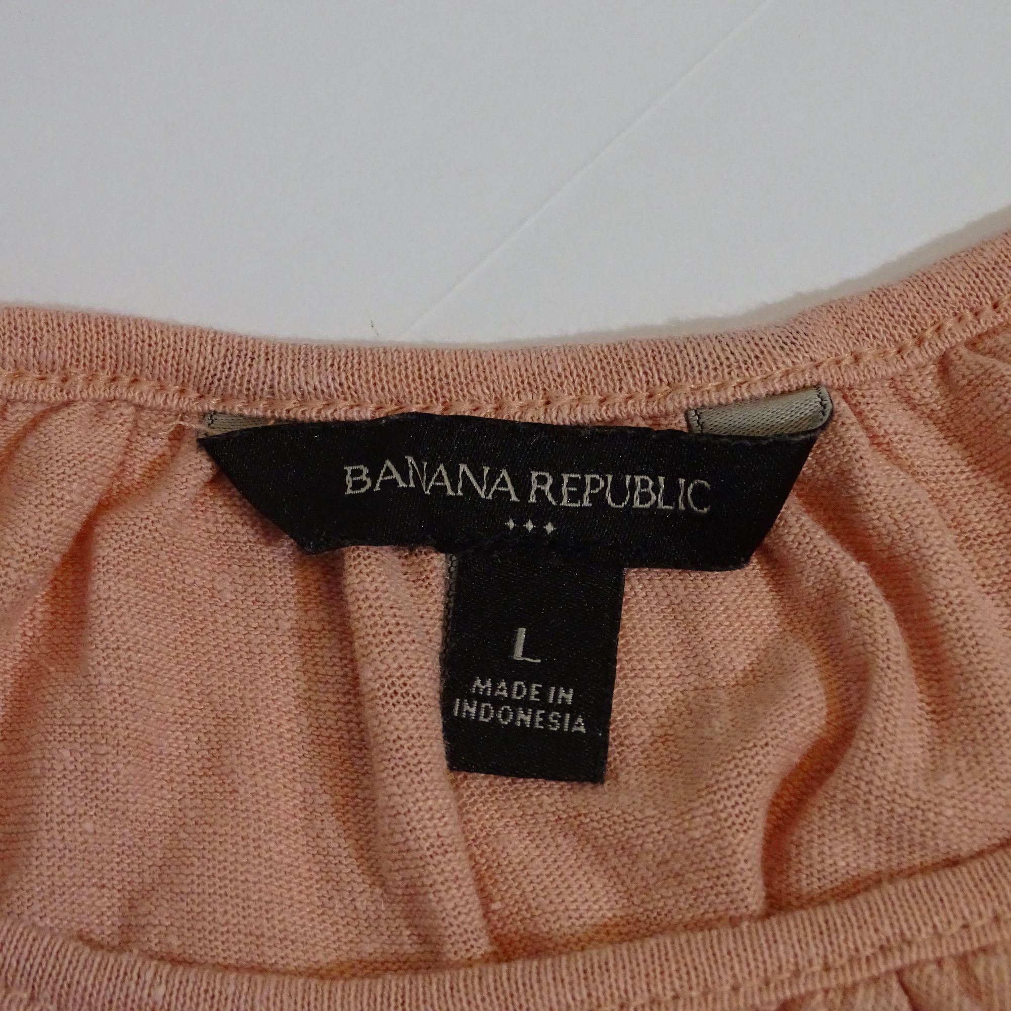 Banana Republic Banana Republic Women Pink Linen Blend Tank Top Size L Size L / US 10 / IT 46 - 3 Thumbnail