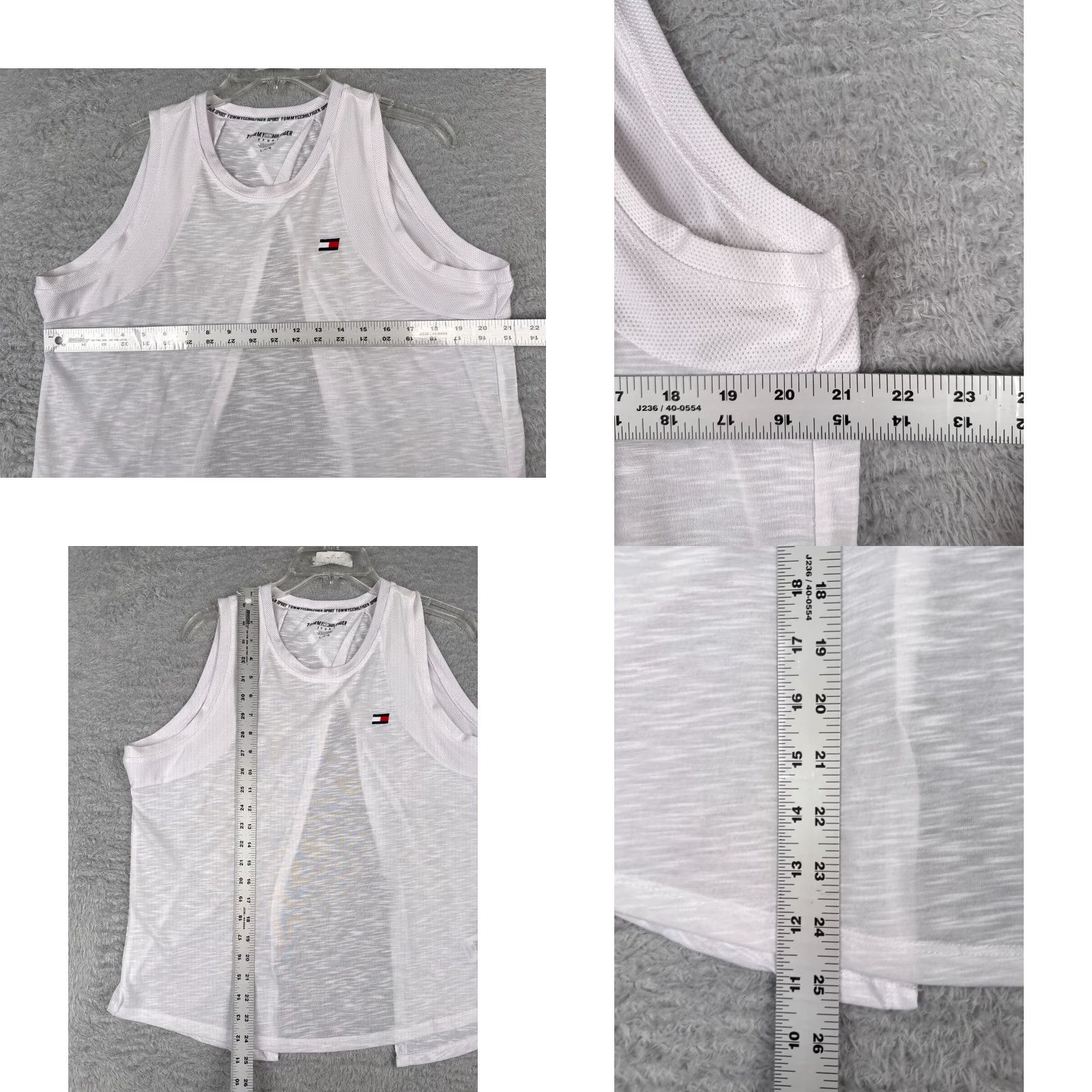 Tommy Hilfiger VINTAGE Tommy Hilfiger Sport Shirt Women Large White Tank Sleeveless Lightweight Open Logo Casual Sleeveless Shirt Womens L White Sports 90s Size L / US 10 / IT 46 - 8 Thumbnail