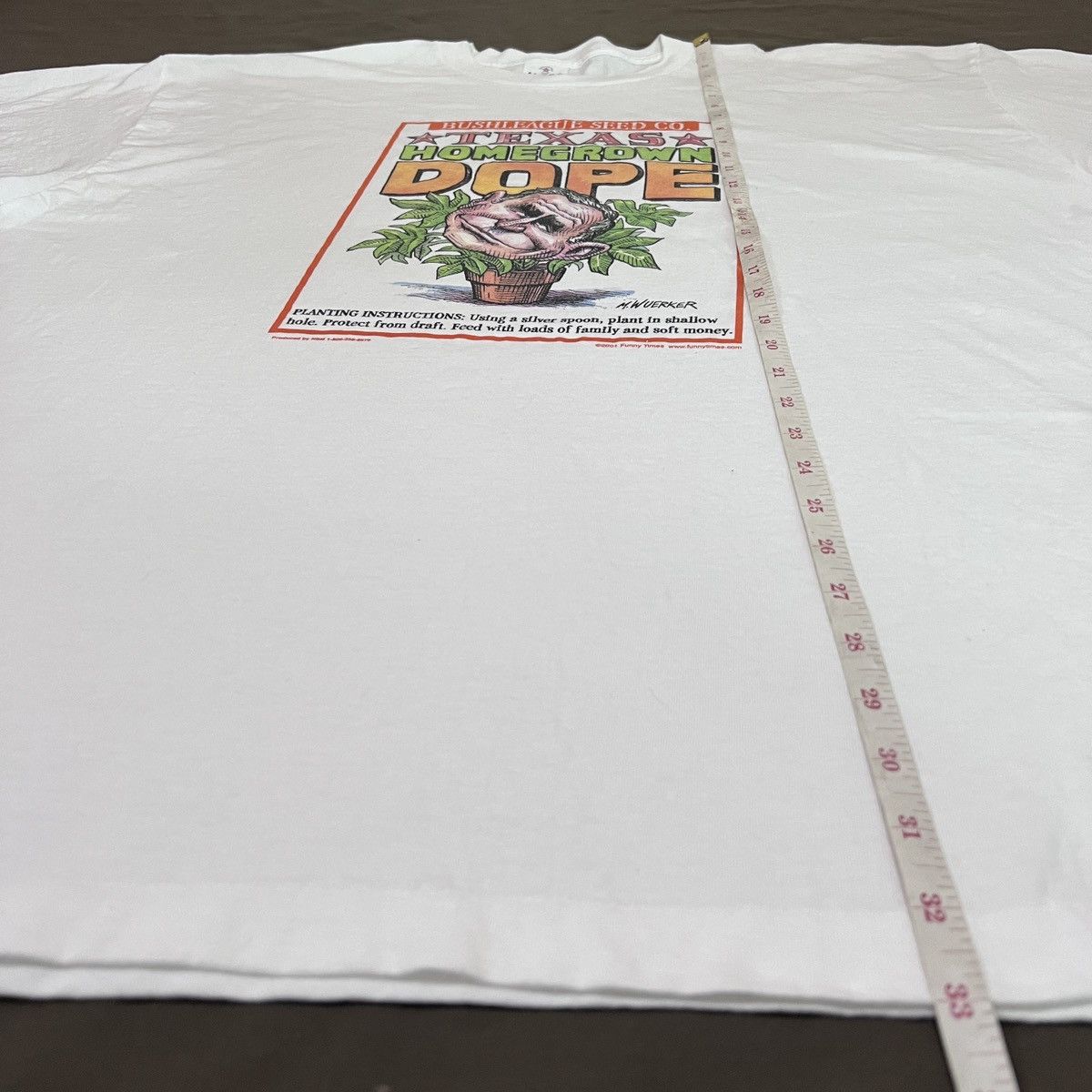 Vintage Vintage Dope Bush Marijuana Cannabis Tee 3XL Oversized Drug Size US XXL / EU 58 / 5 - 8 Thumbnail