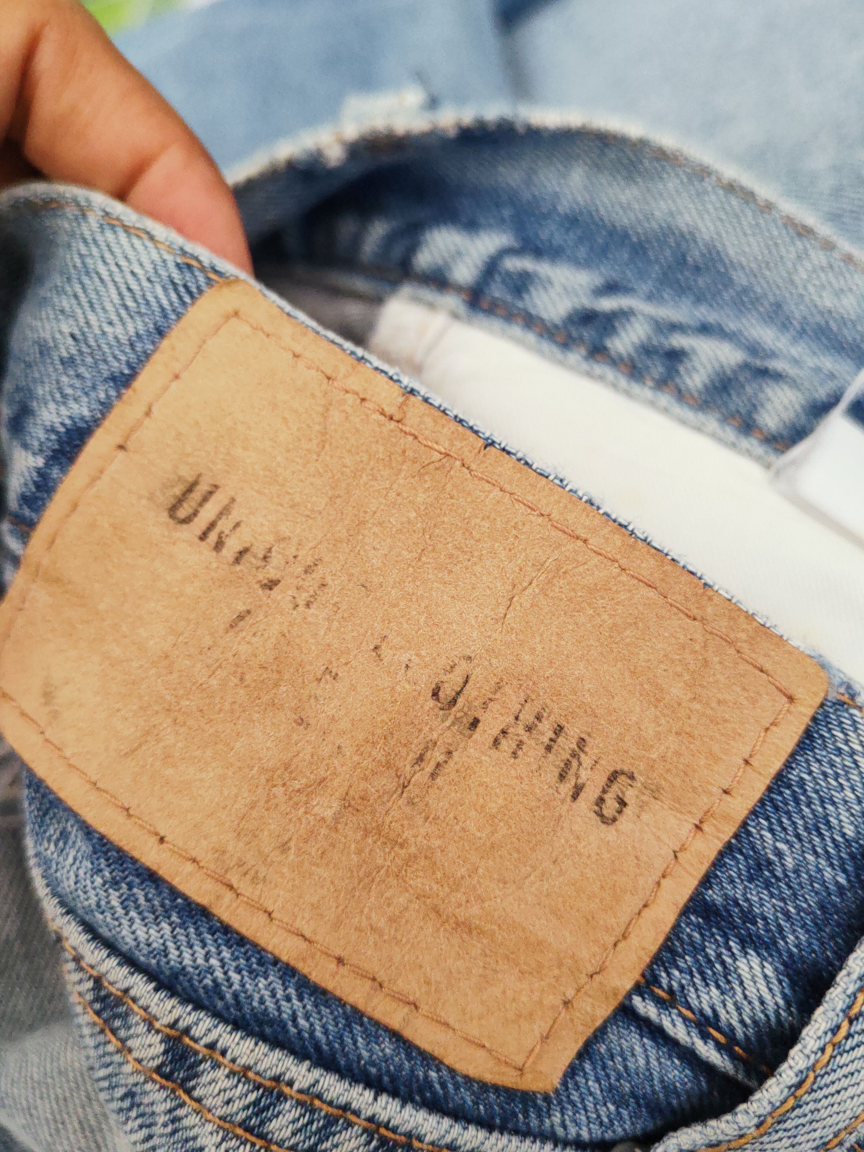 Japanese Brand Japanese Brand Blue Distressed Ripped denim Jeans #W802 Size US 28 / EU 44 - 13 Thumbnail