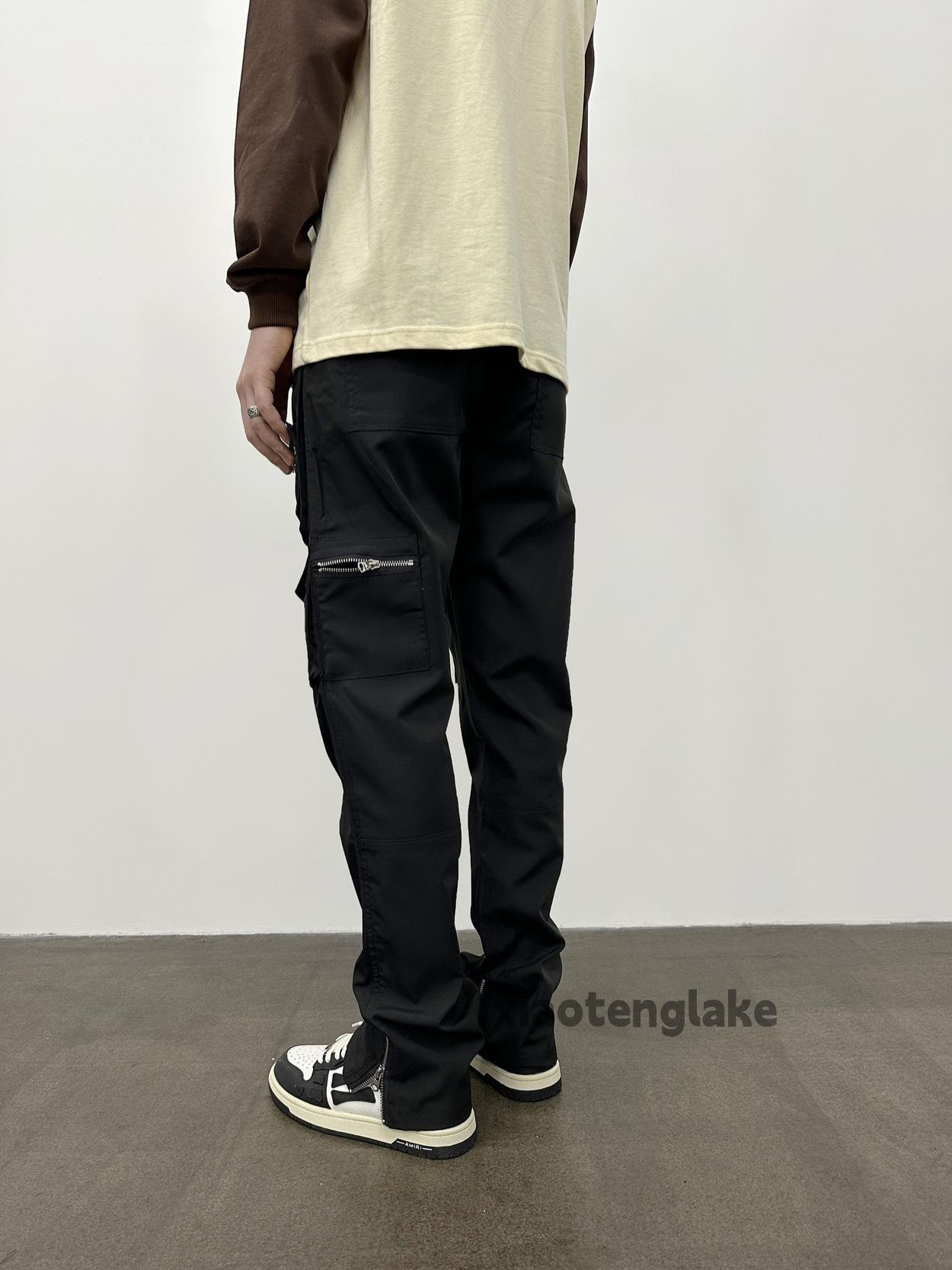 Designer × Japanese Brand × Vintage zipper punk grunge bootcut utility tactical pants Size US 32 / EU 48 - 4 Thumbnail